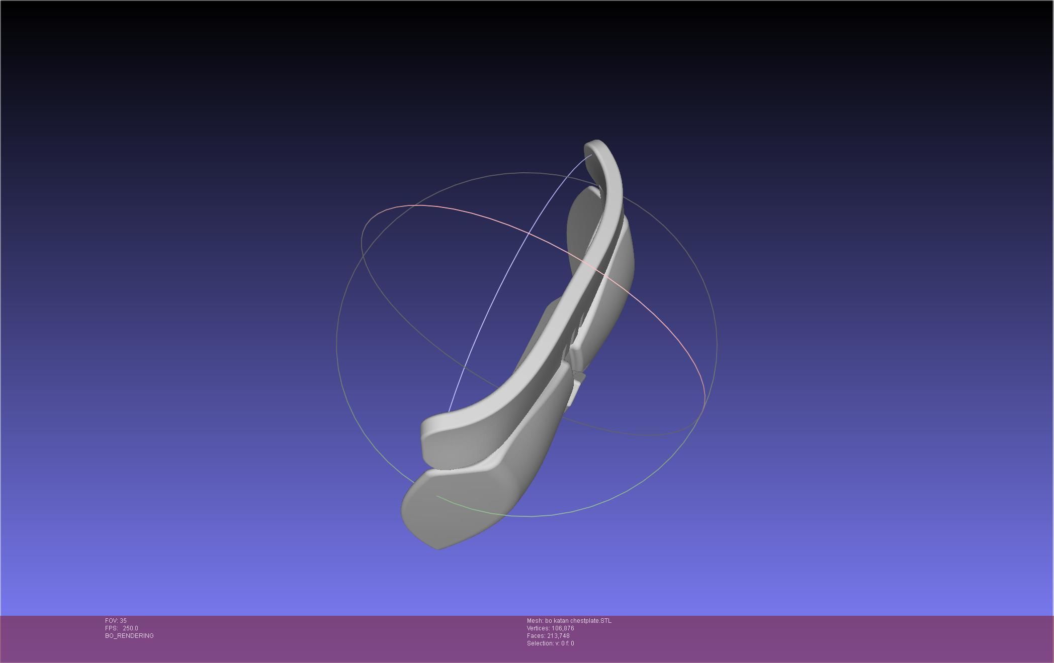 Star Wars The Mandalorian Bo-Katan Chestplate Printable Model 3D print model_92