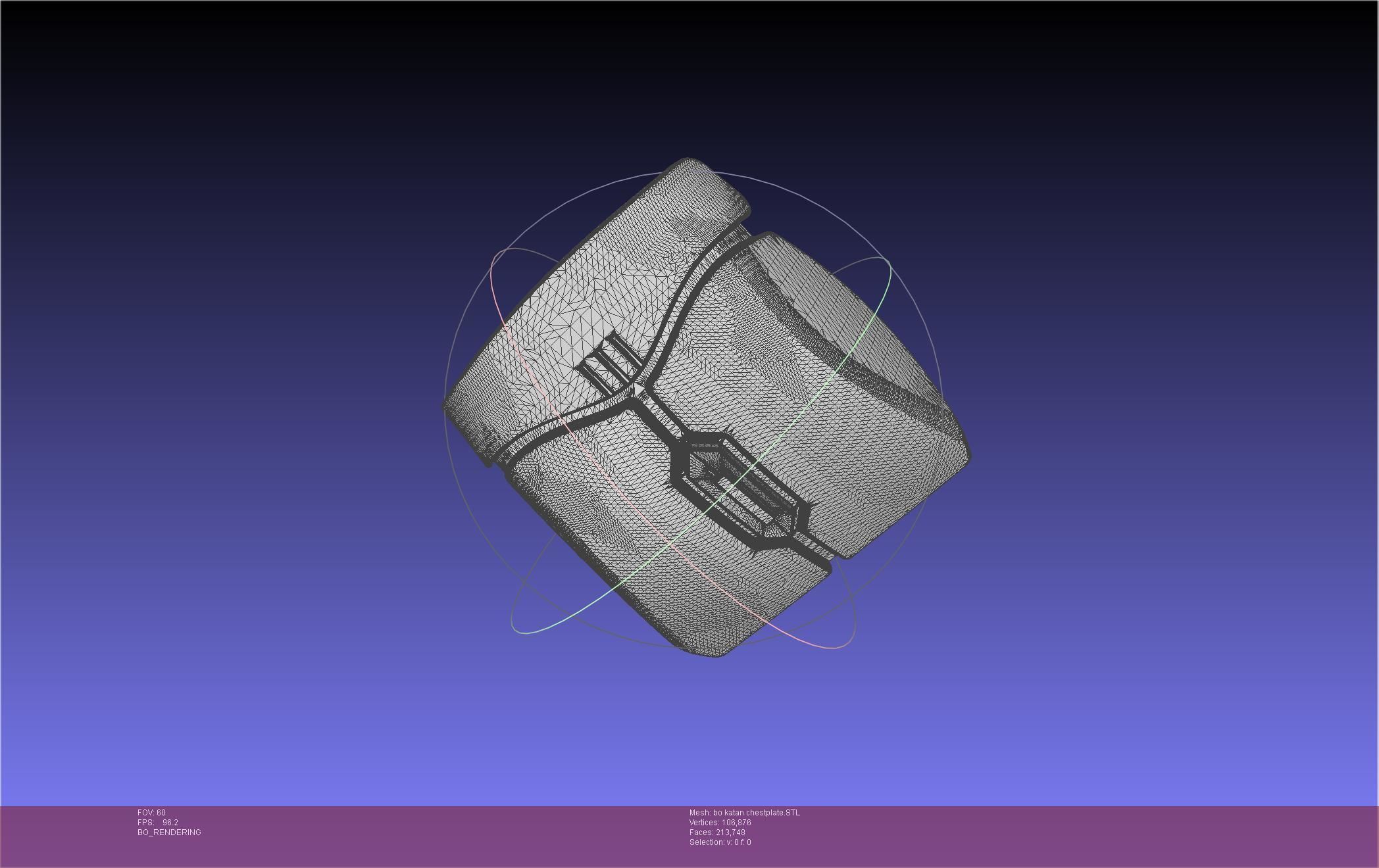 Star Wars The Mandalorian Bo-Katan Chestplate Printable Model 3D print model_59