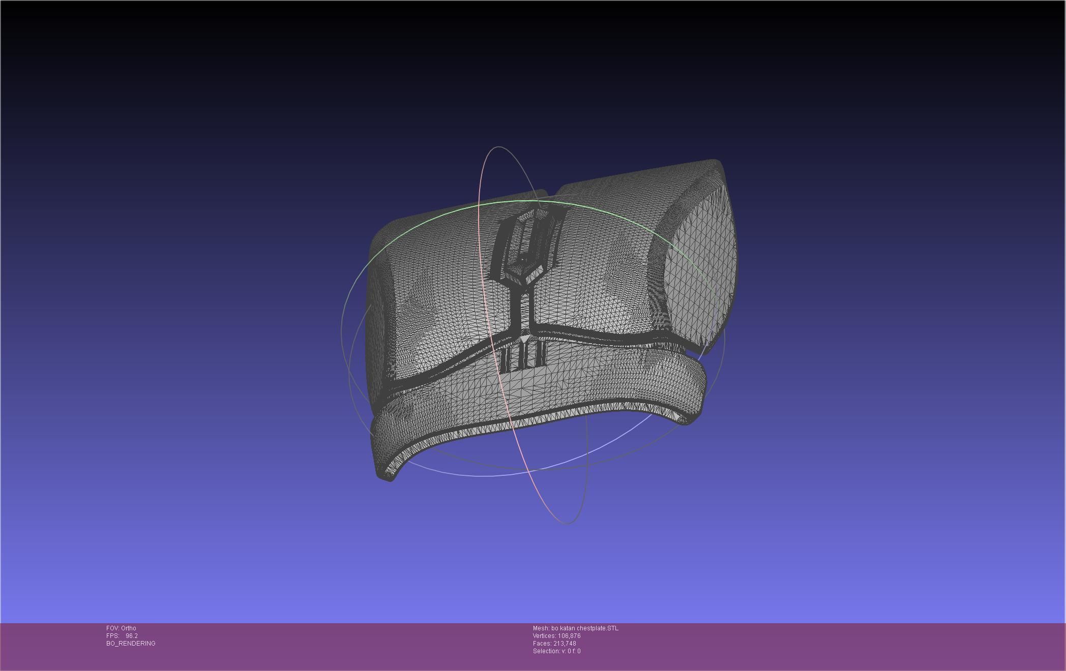 Star Wars The Mandalorian Bo-Katan Chestplate Printable Model 3D print model_66