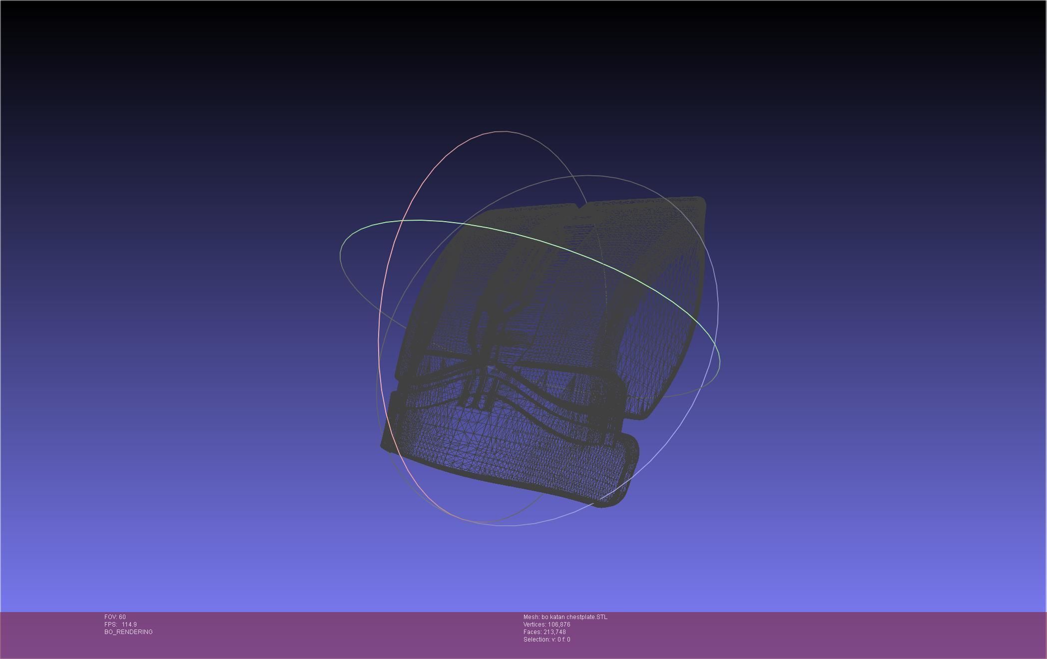 Star Wars The Mandalorian Bo-Katan Chestplate Printable Model 3D print model_46