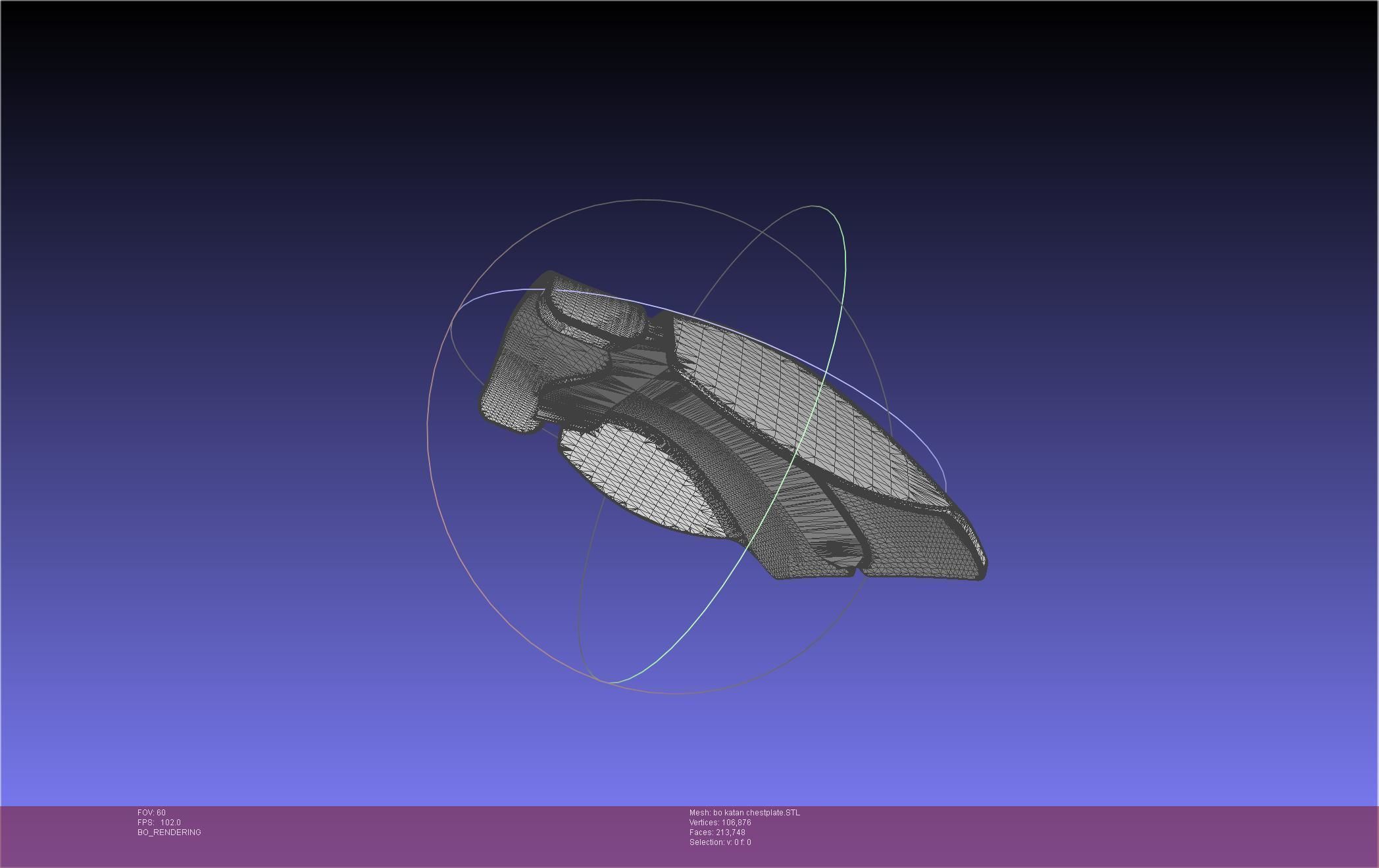 Star Wars The Mandalorian Bo-Katan Chestplate Printable Model 3D print model_58