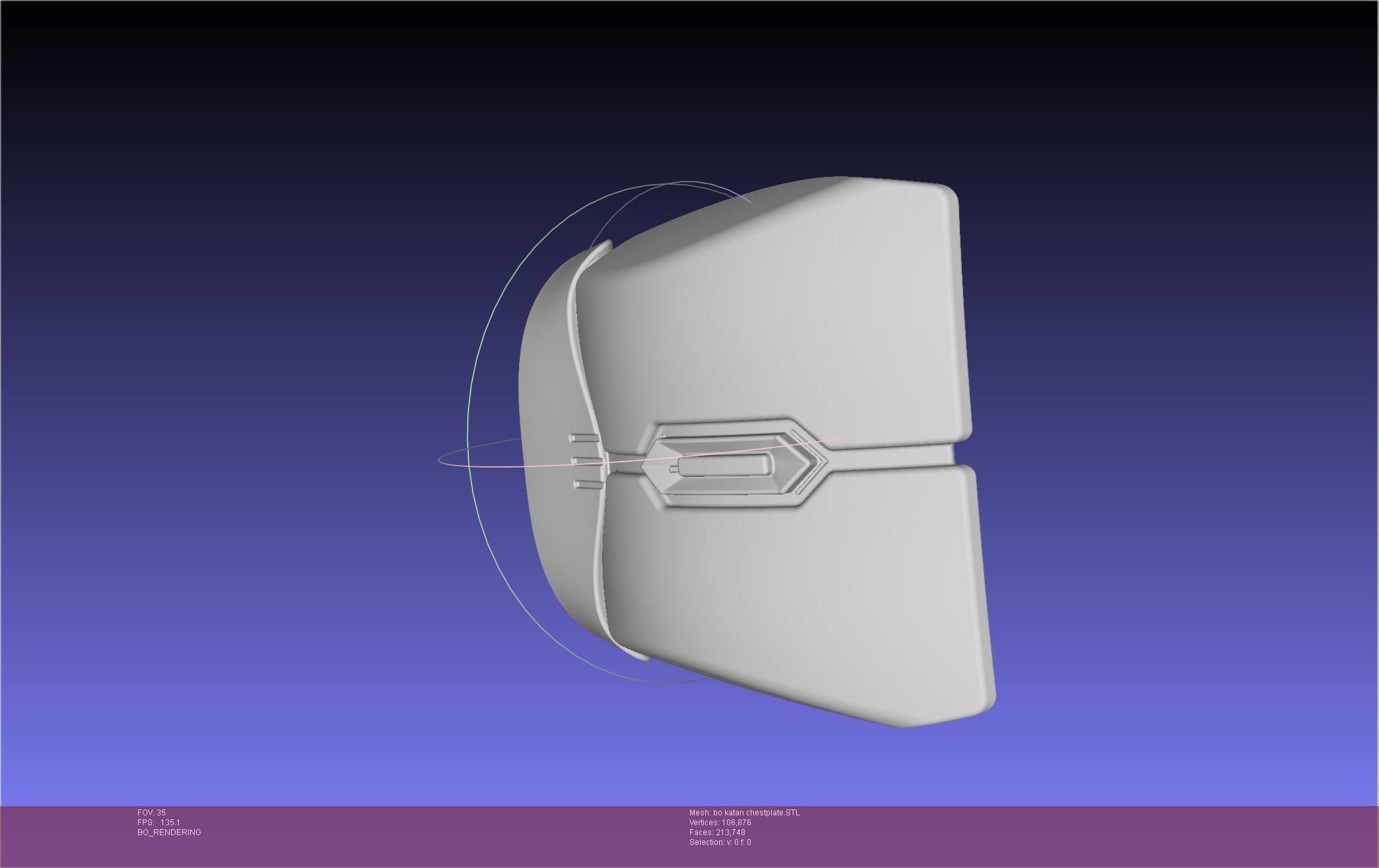 Star Wars The Mandalorian Bo-Katan Chestplate Printable Model 3D print model_104