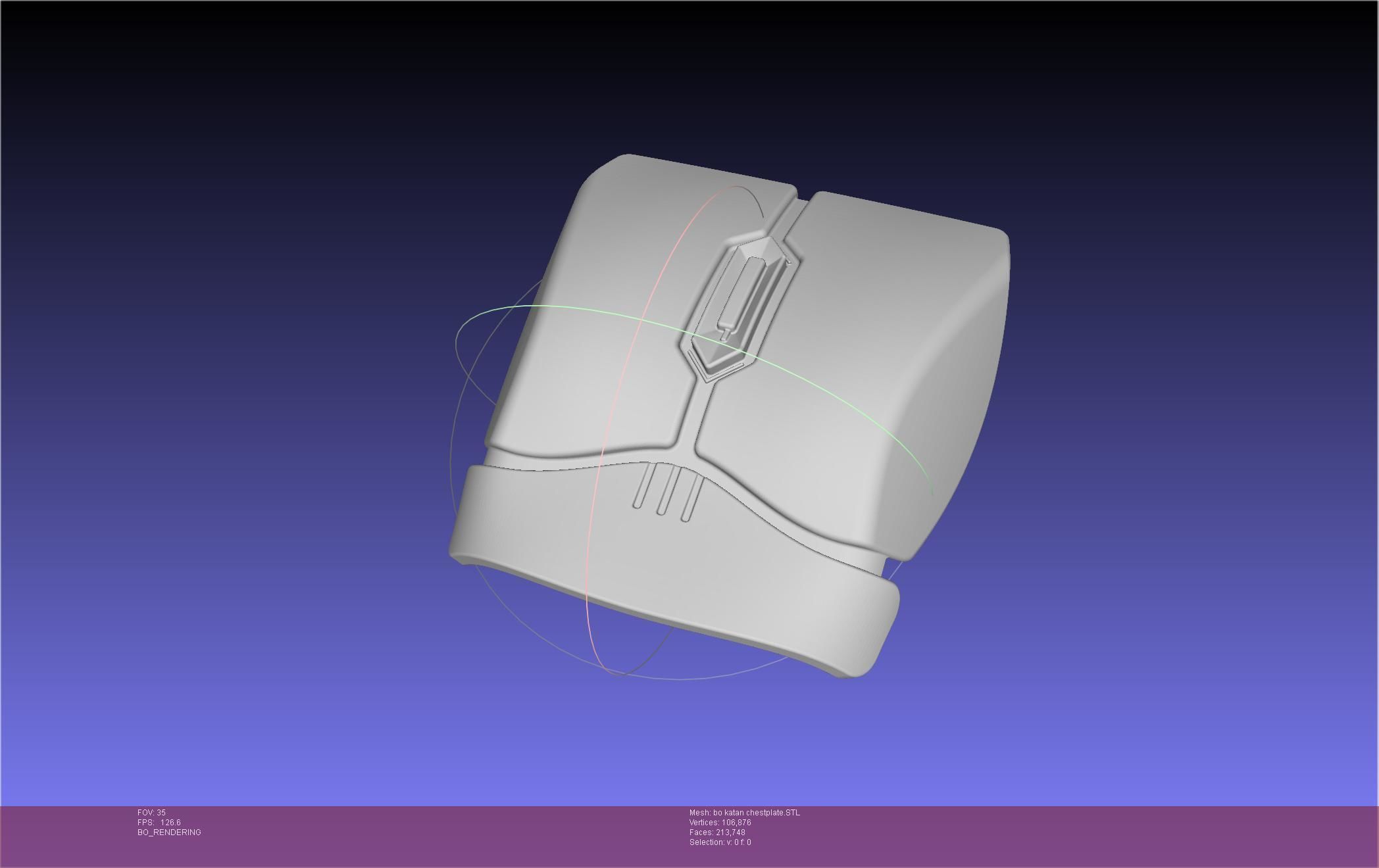 Star Wars The Mandalorian Bo-Katan Chestplate Printable Model 3D print model_118