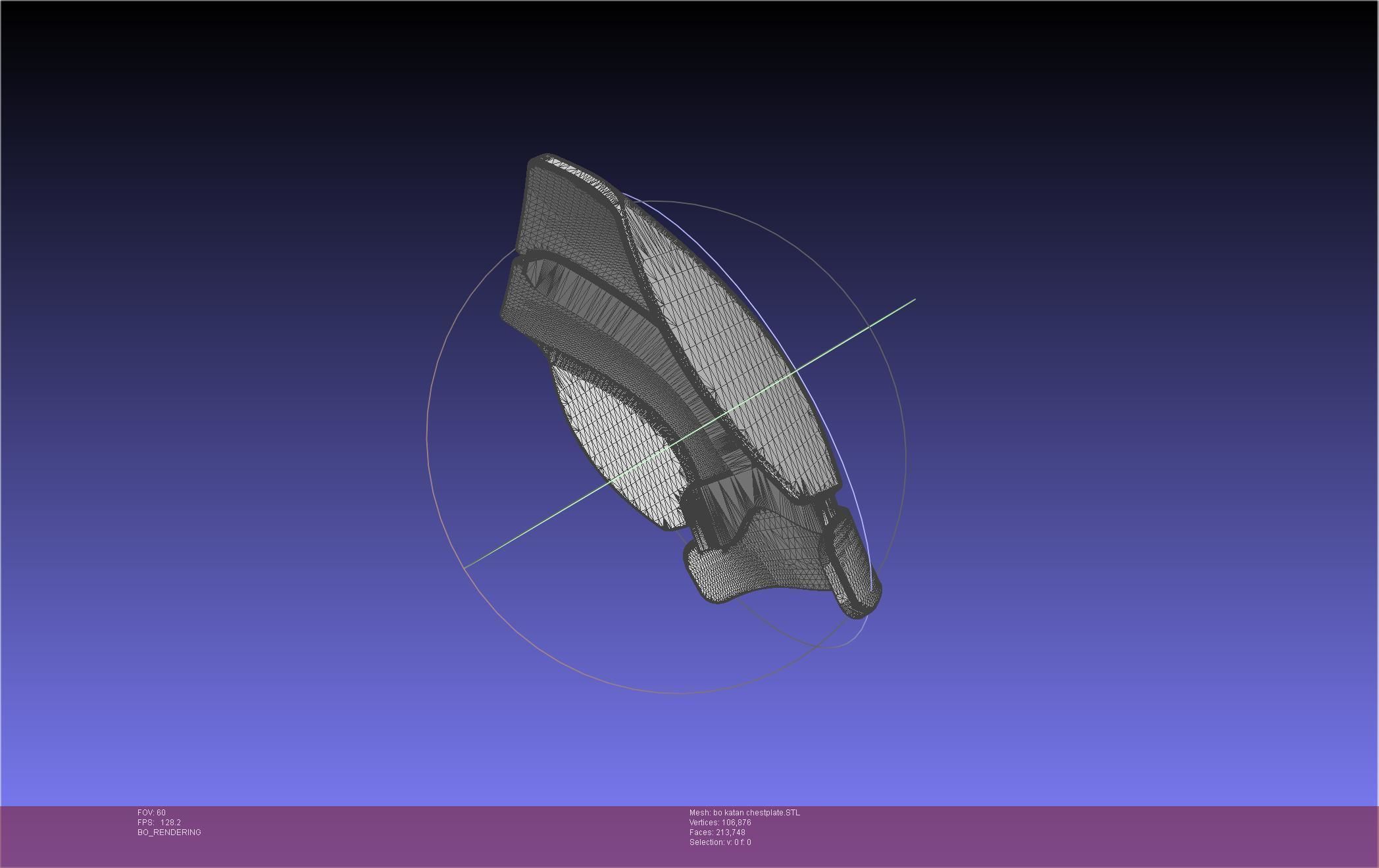 Star Wars The Mandalorian Bo-Katan Chestplate Printable Model 3D print model_52