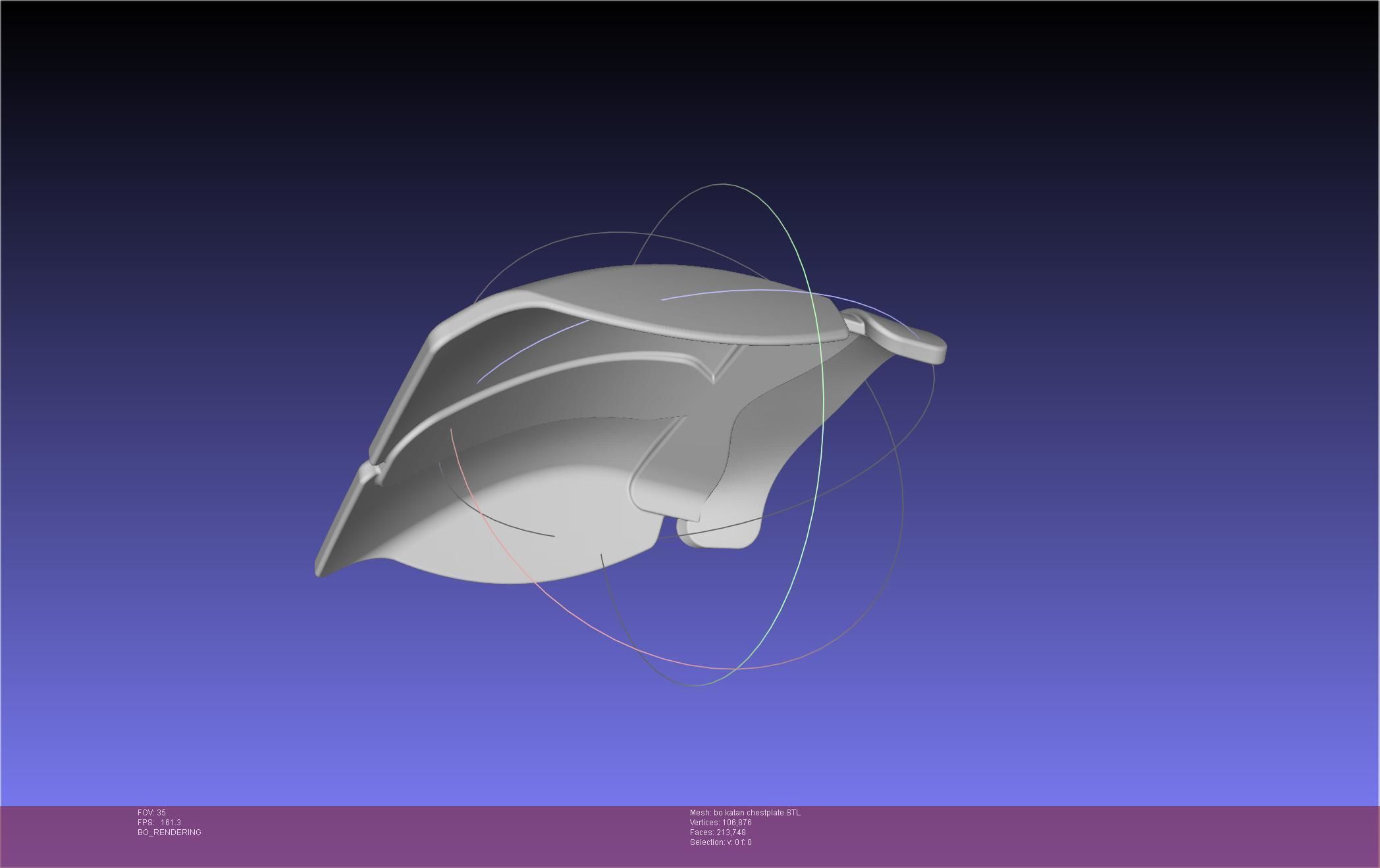 Star Wars The Mandalorian Bo-Katan Chestplate Printable Model 3D print model_111