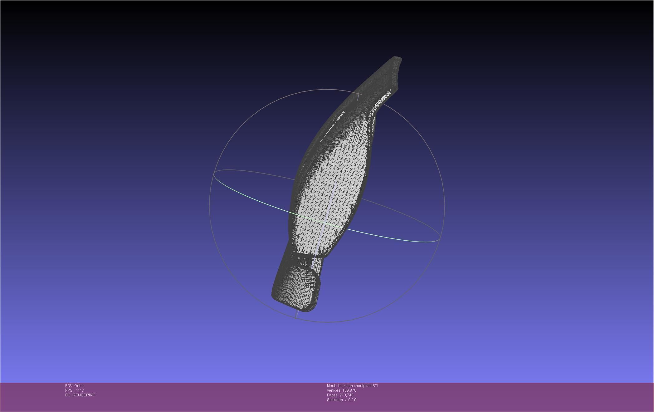 Star Wars The Mandalorian Bo-Katan Chestplate Printable Model 3D print model_71
