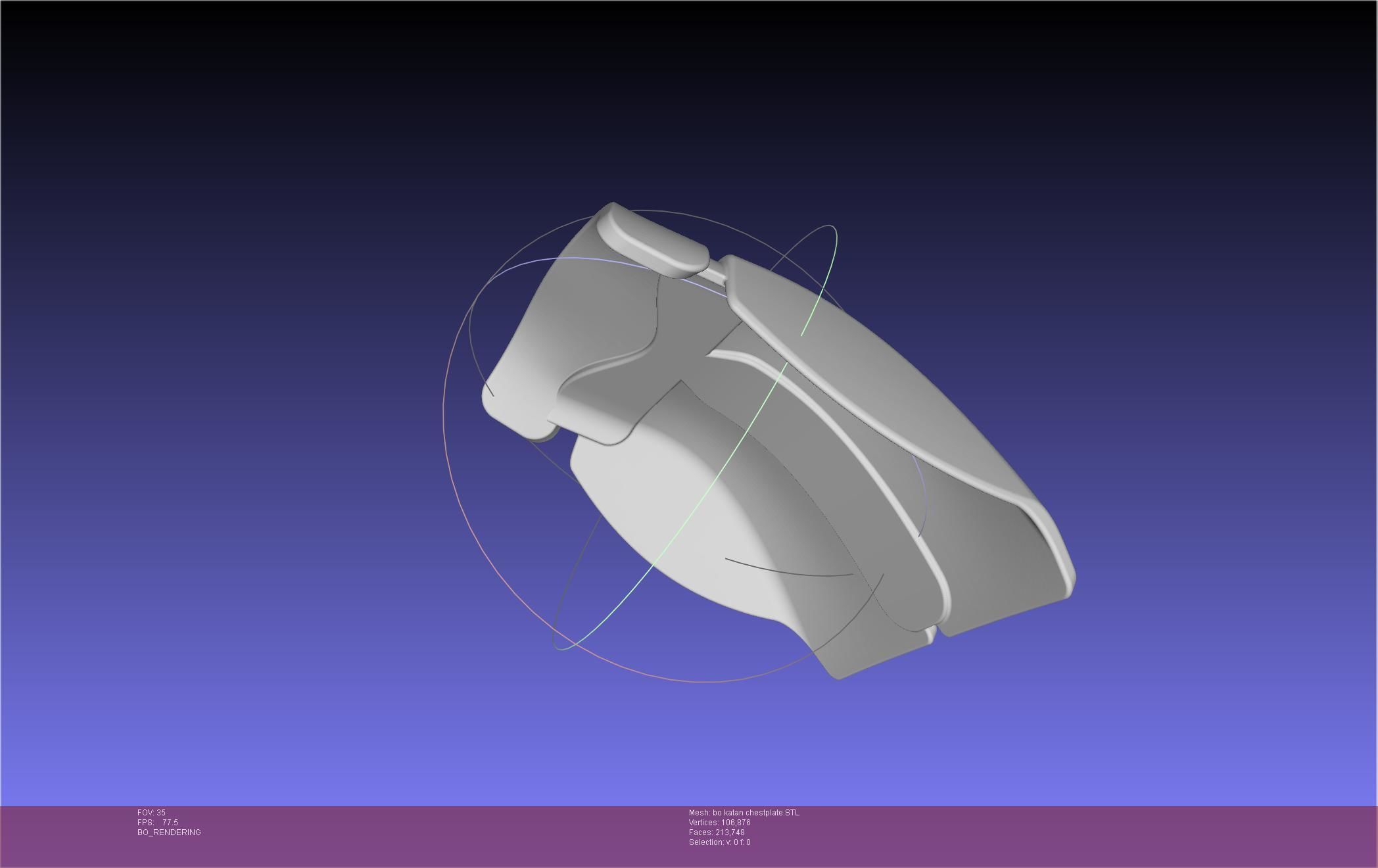 Star Wars The Mandalorian Bo-Katan Chestplate Printable Model 3D print model_93