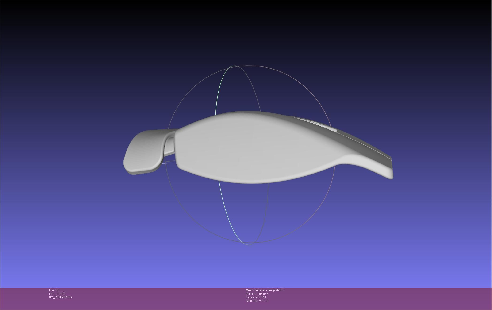 Star Wars The Mandalorian Bo-Katan Chestplate Printable Model 3D print model_85