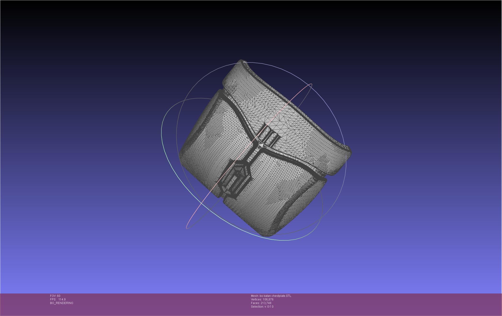 Star Wars The Mandalorian Bo-Katan Chestplate Printable Model 3D print model_55