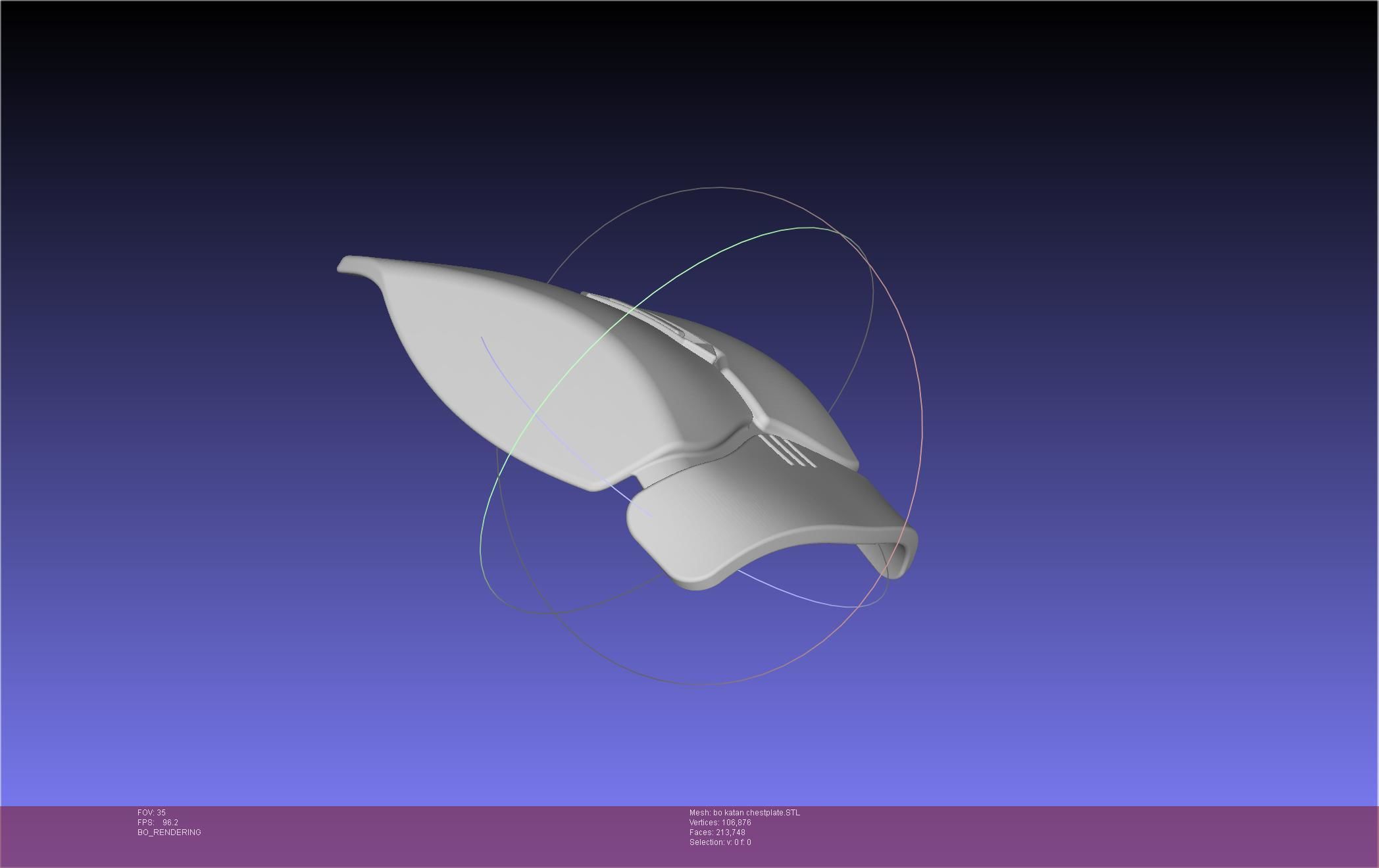 Star Wars The Mandalorian Bo-Katan Chestplate Printable Model 3D print model_76