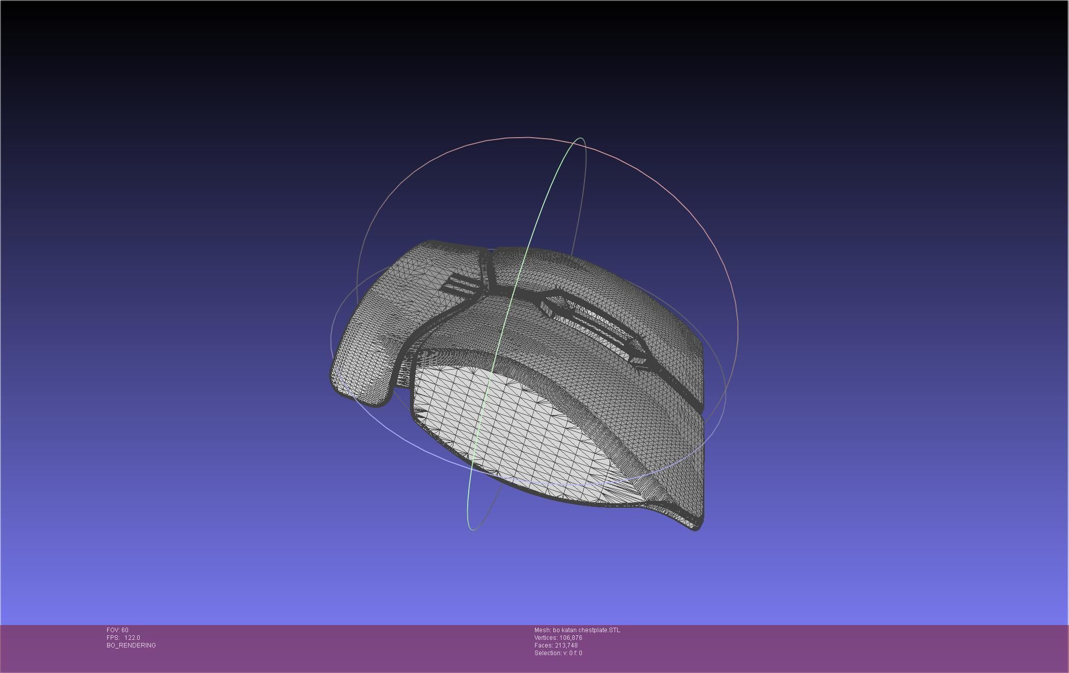 Star Wars The Mandalorian Bo-Katan Chestplate Printable Model 3D print model_1