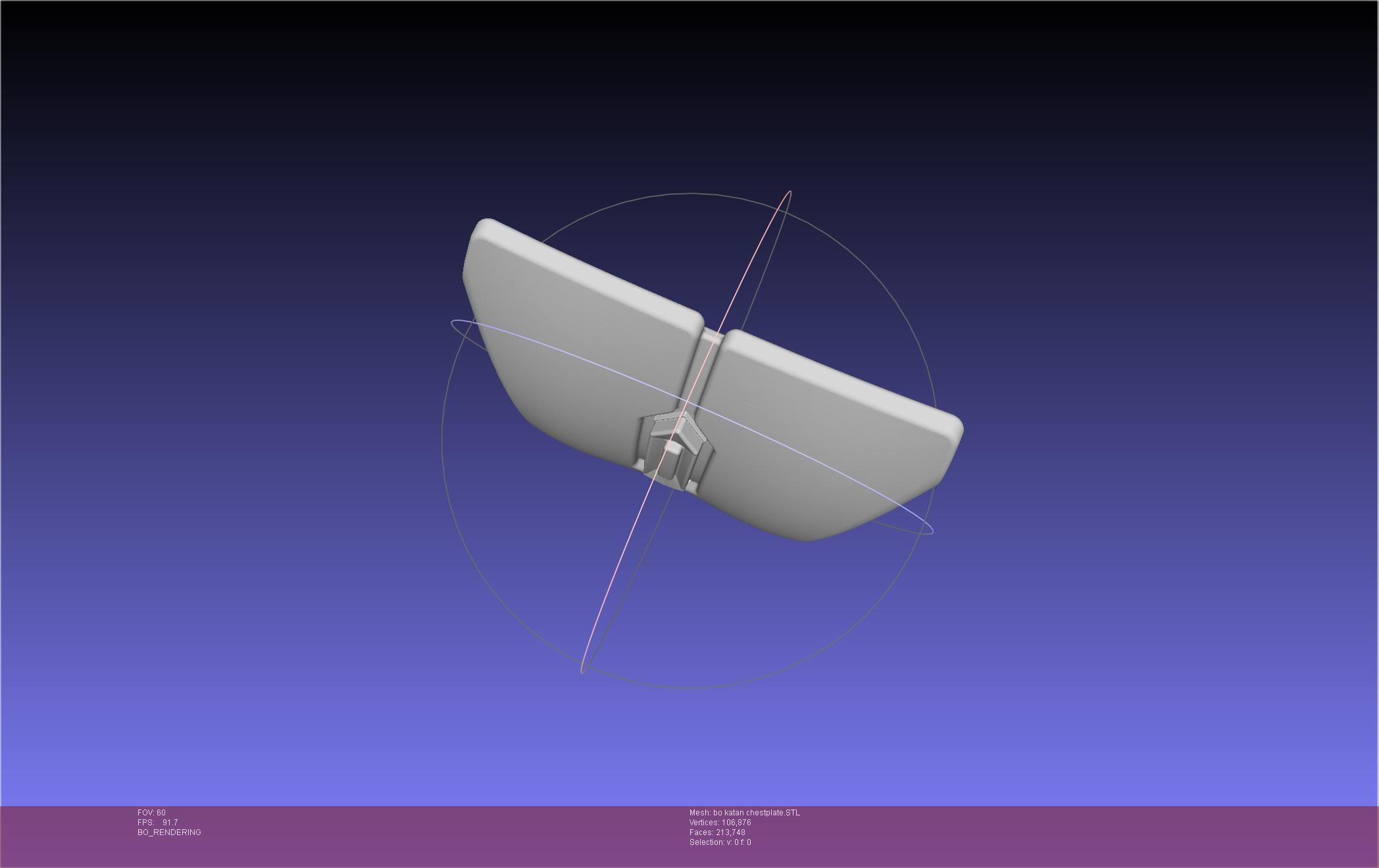Star Wars The Mandalorian Bo-Katan Chestplate Printable Model 3D print model_18