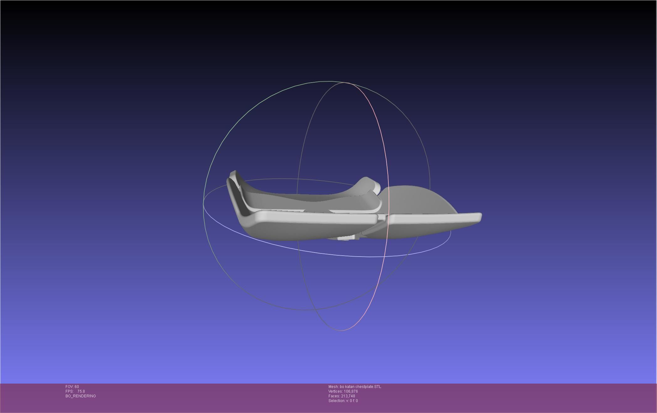 Star Wars The Mandalorian Bo-Katan Chestplate Printable Model 3D print model_17