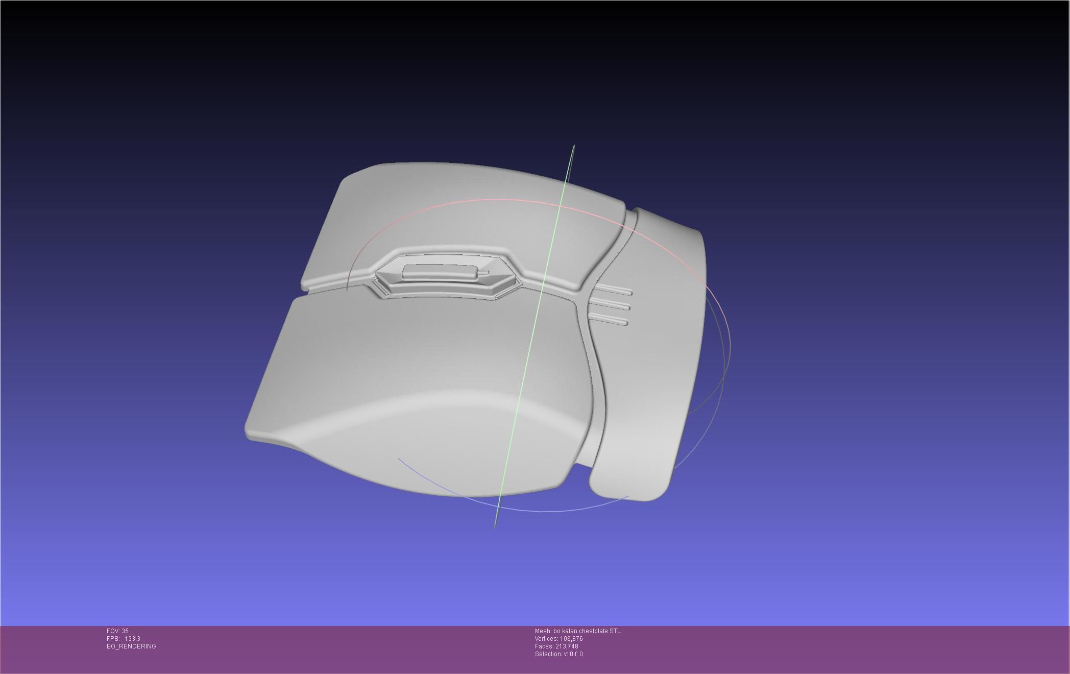 Star Wars The Mandalorian Bo-Katan Chestplate Printable Model 3D print model_107