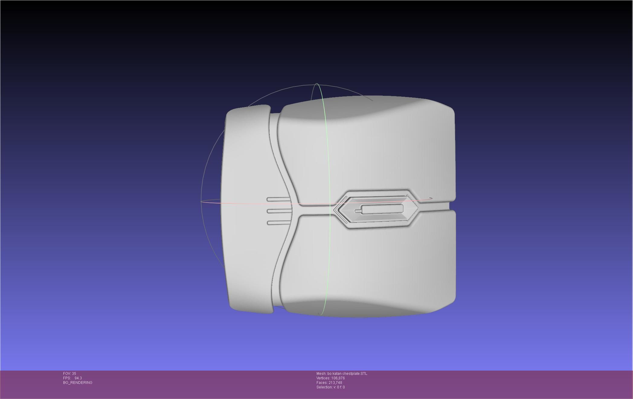 Star Wars The Mandalorian Bo-Katan Chestplate Printable Model 3D print model_96