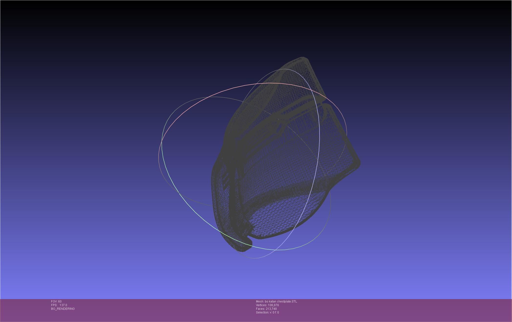 Star Wars The Mandalorian Bo-Katan Chestplate Printable Model 3D print model_44