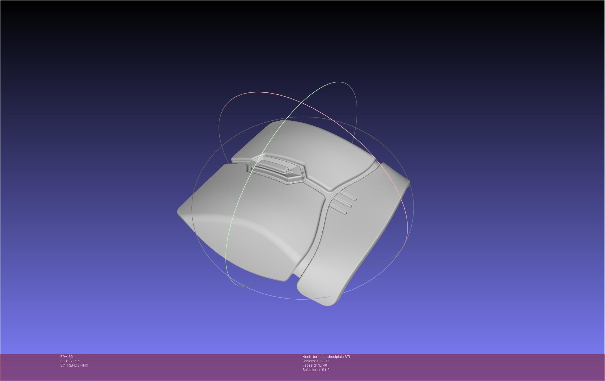 Star Wars The Mandalorian Bo-Katan Chestplate Printable Model 3D print model_23