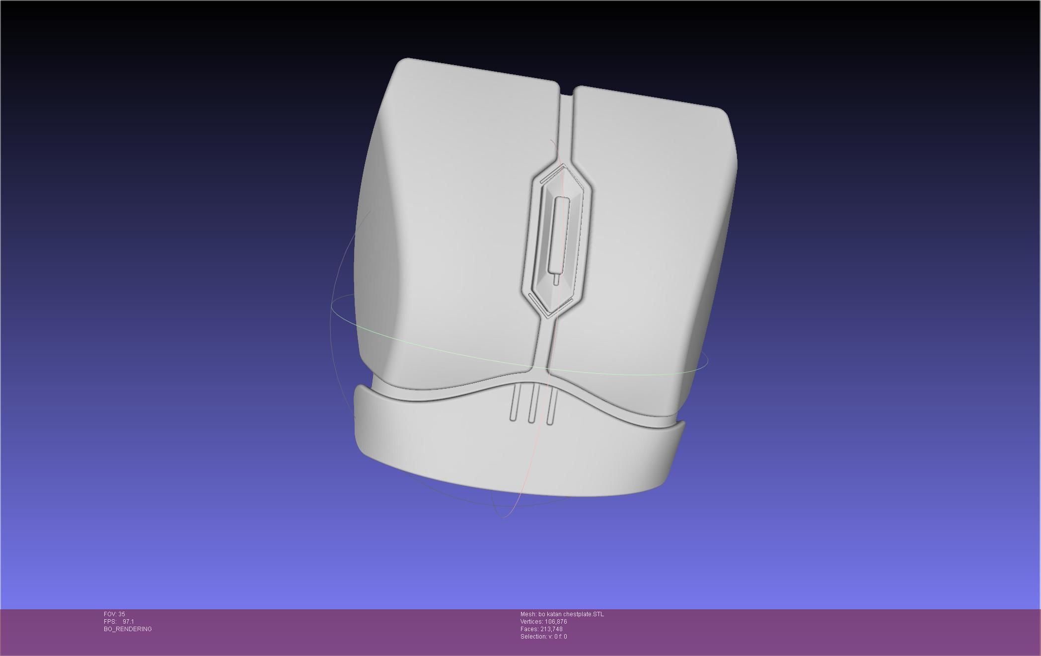 Star Wars The Mandalorian Bo-Katan Chestplate Printable Model 3D print model_121