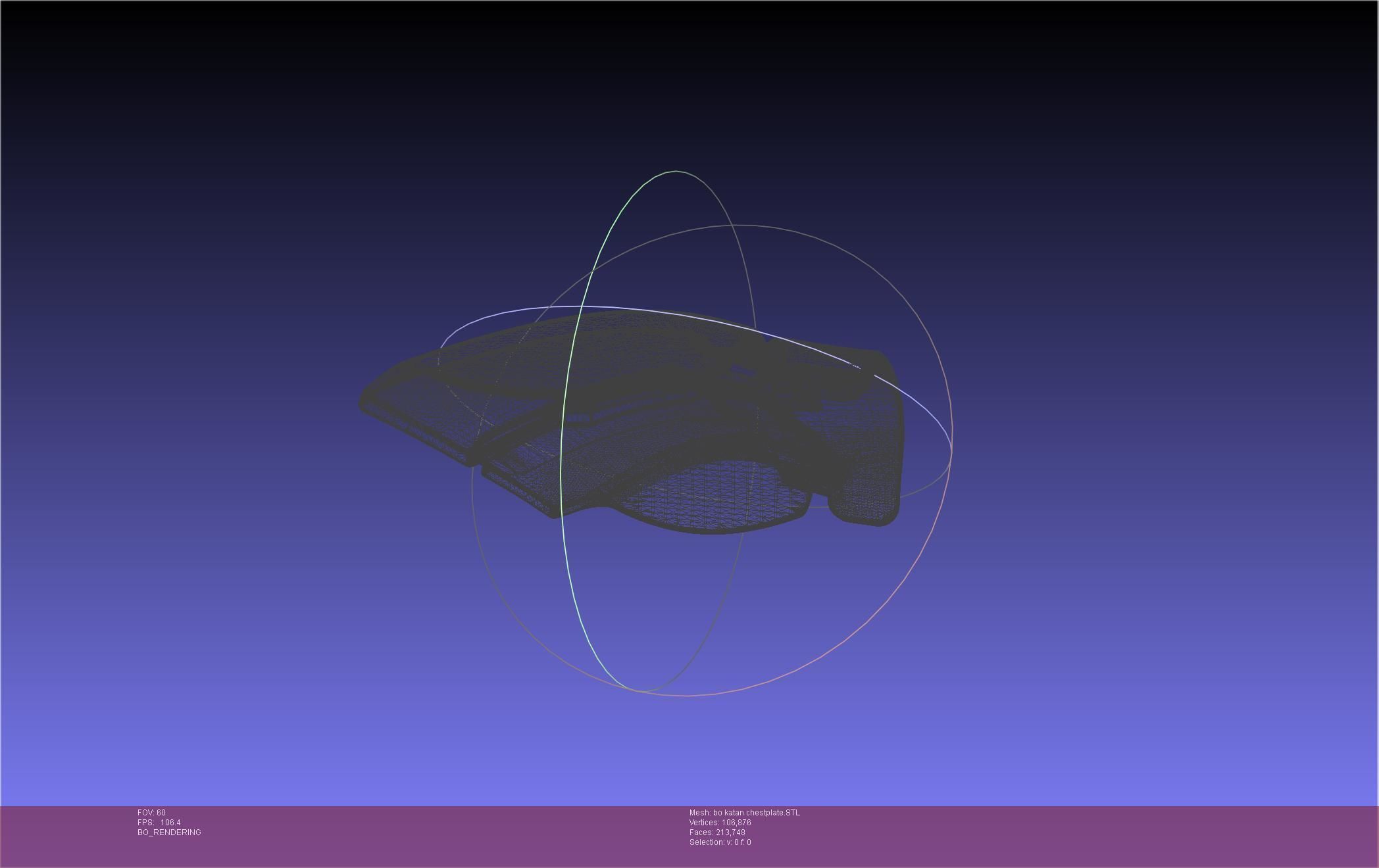 Star Wars The Mandalorian Bo-Katan Chestplate Printable Model 3D print model_40