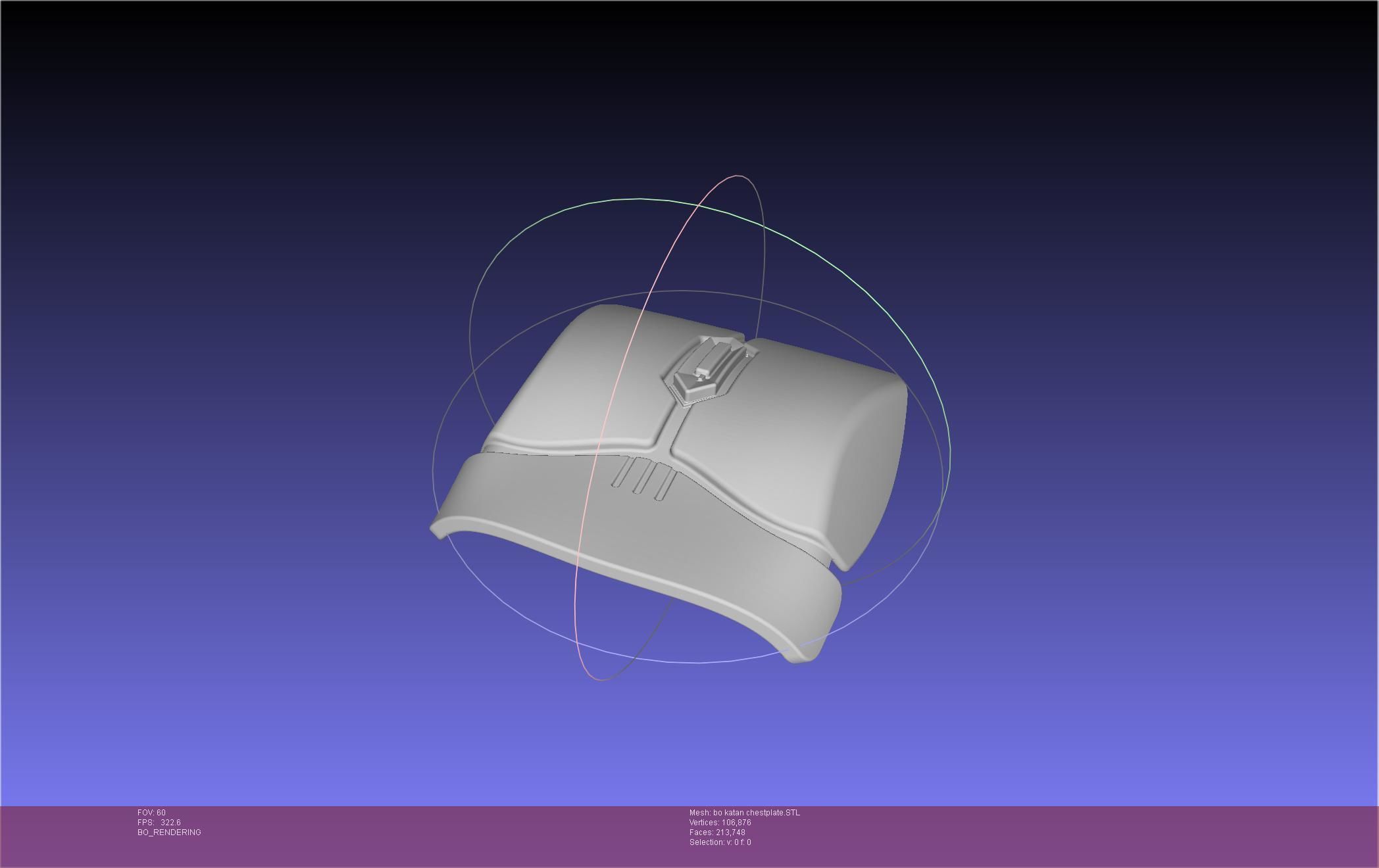 Star Wars The Mandalorian Bo-Katan Chestplate Printable Model 3D print model_2