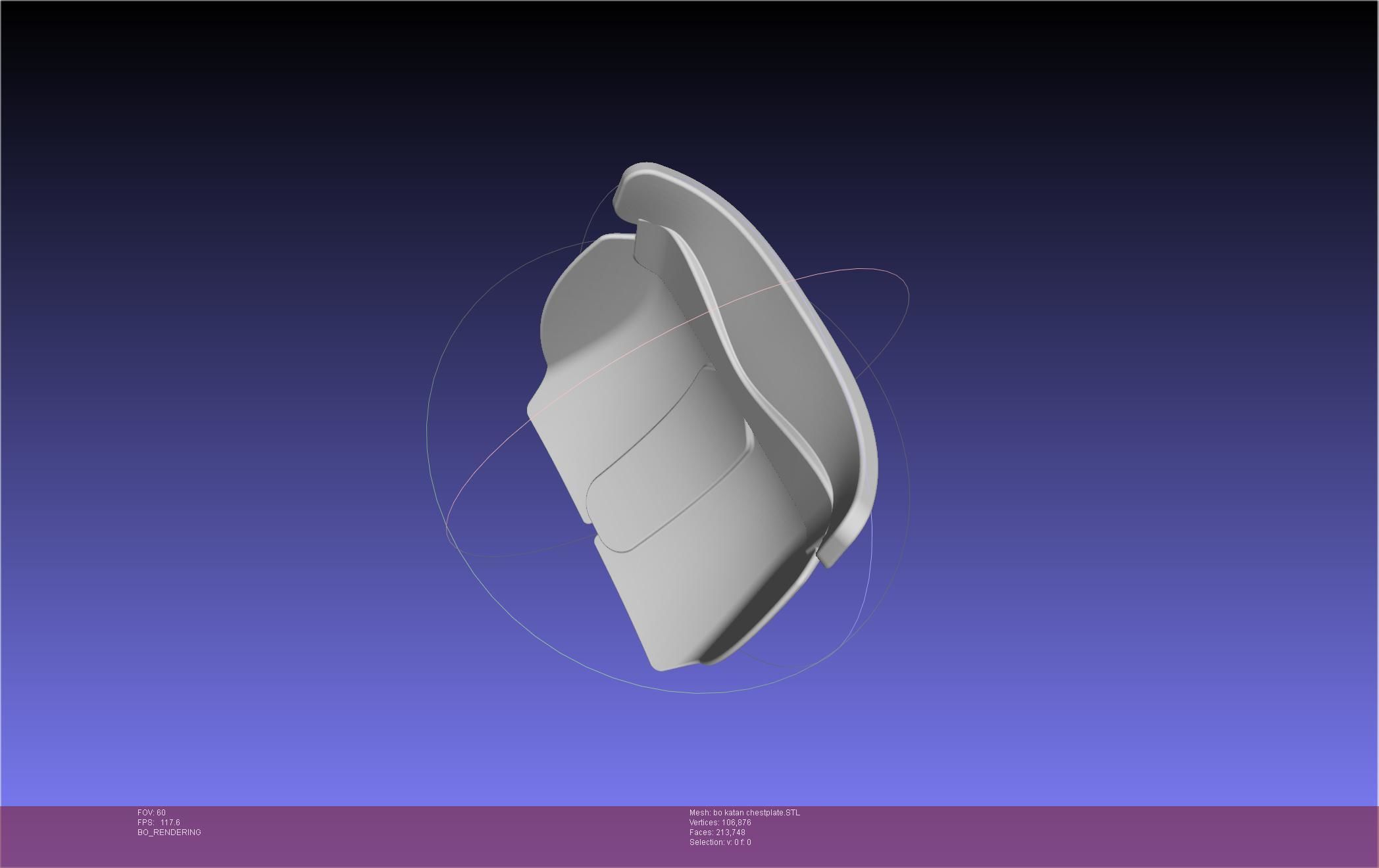 Star Wars The Mandalorian Bo-Katan Chestplate Printable Model 3D print model_31