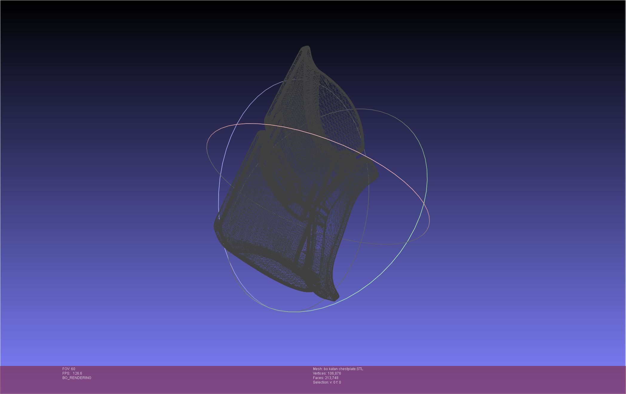 Star Wars The Mandalorian Bo-Katan Chestplate Printable Model 3D print model_49