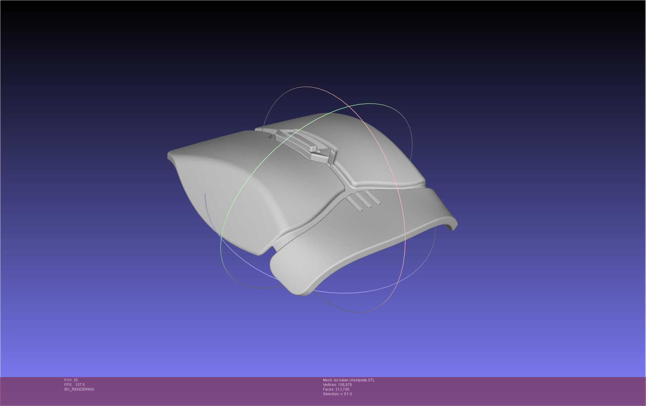Star Wars The Mandalorian Bo-Katan Chestplate Printable Model 3D print model_108