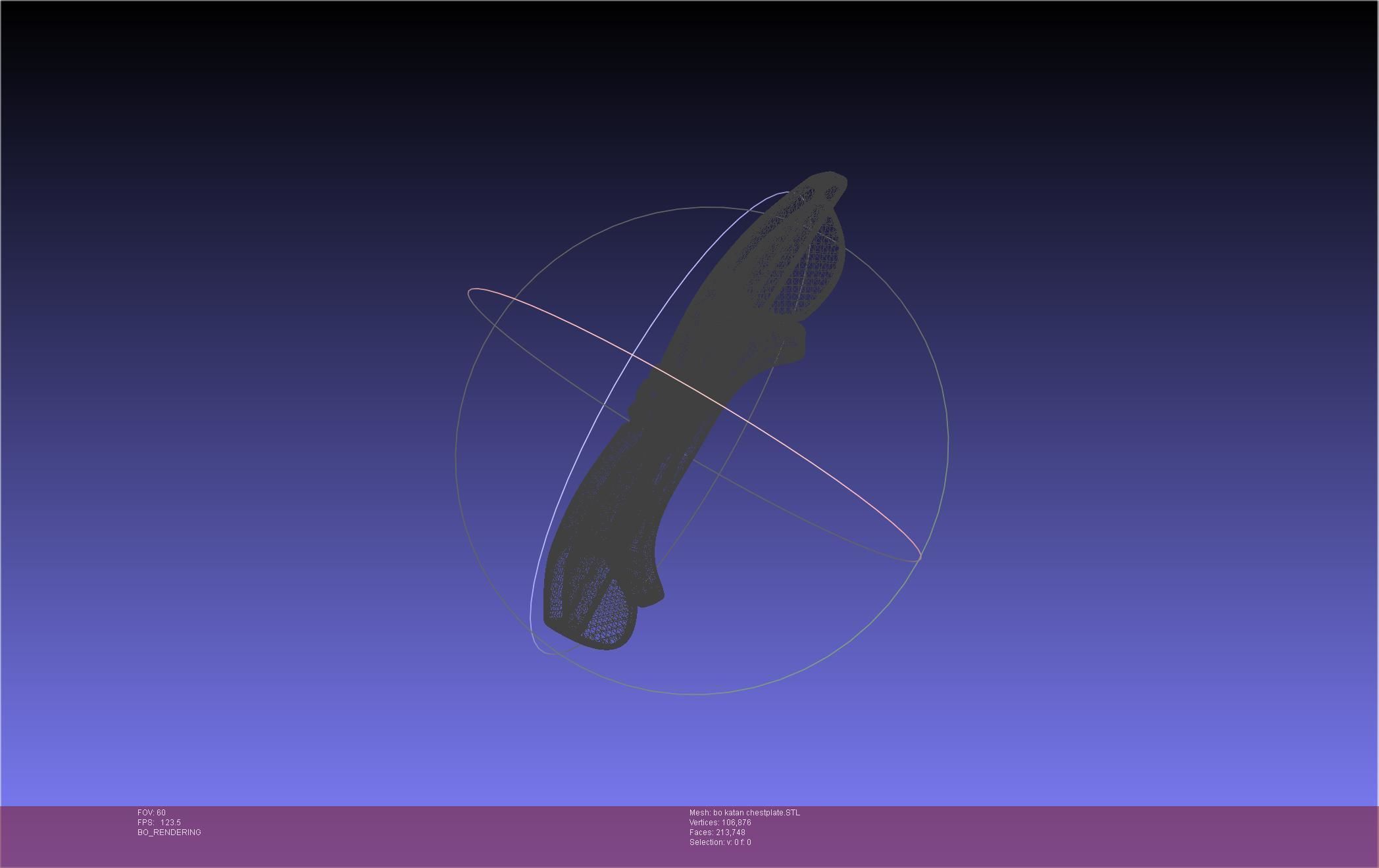 Star Wars The Mandalorian Bo-Katan Chestplate Printable Model 3D print model_43