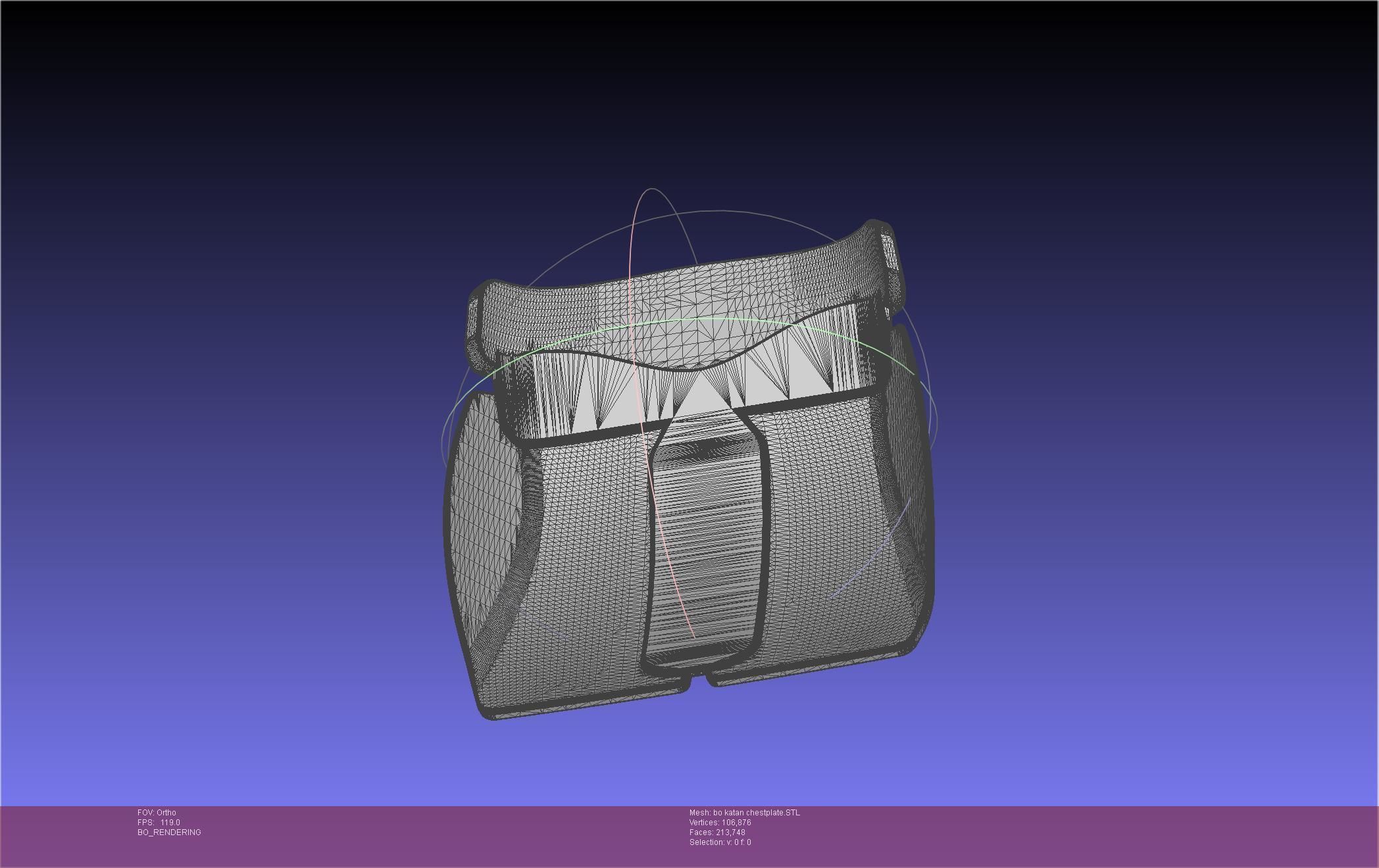 Star Wars The Mandalorian Bo-Katan Chestplate Printable Model 3D print model_68