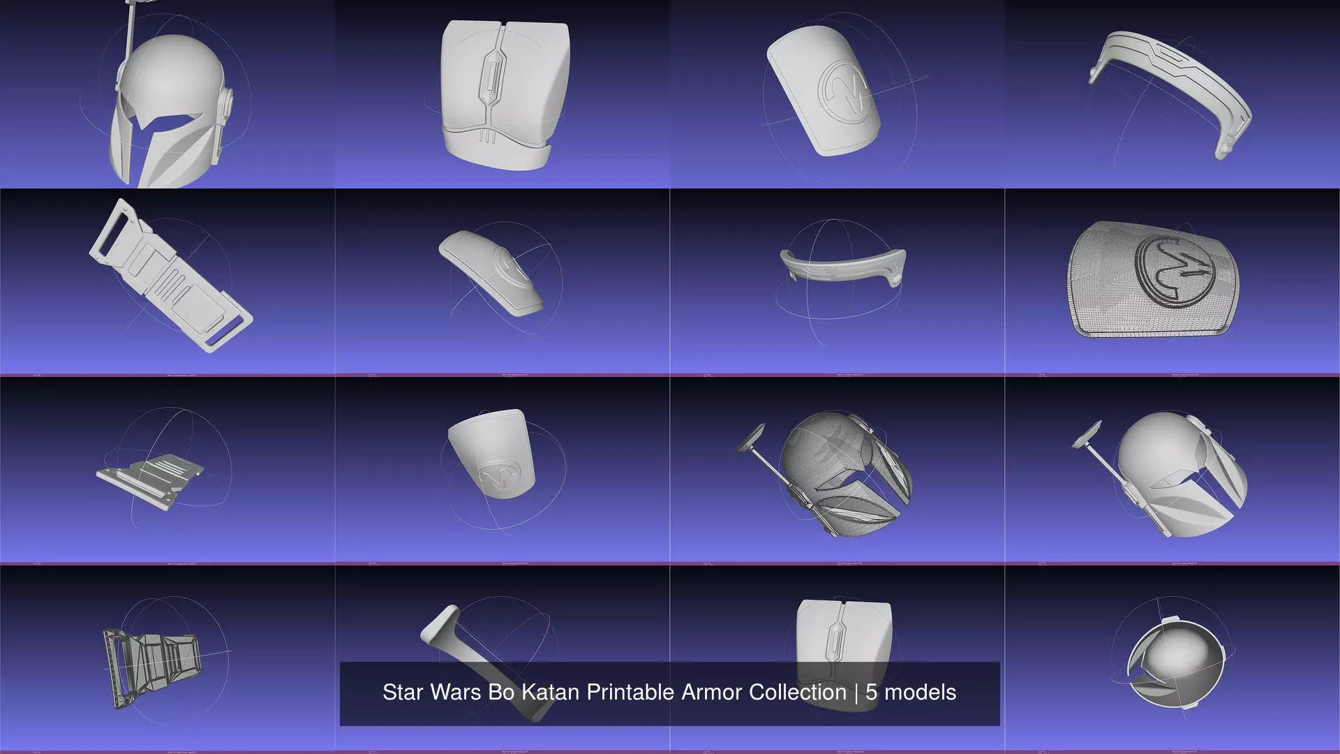 Star Wars Bo Katan Printable Armor Collection _1