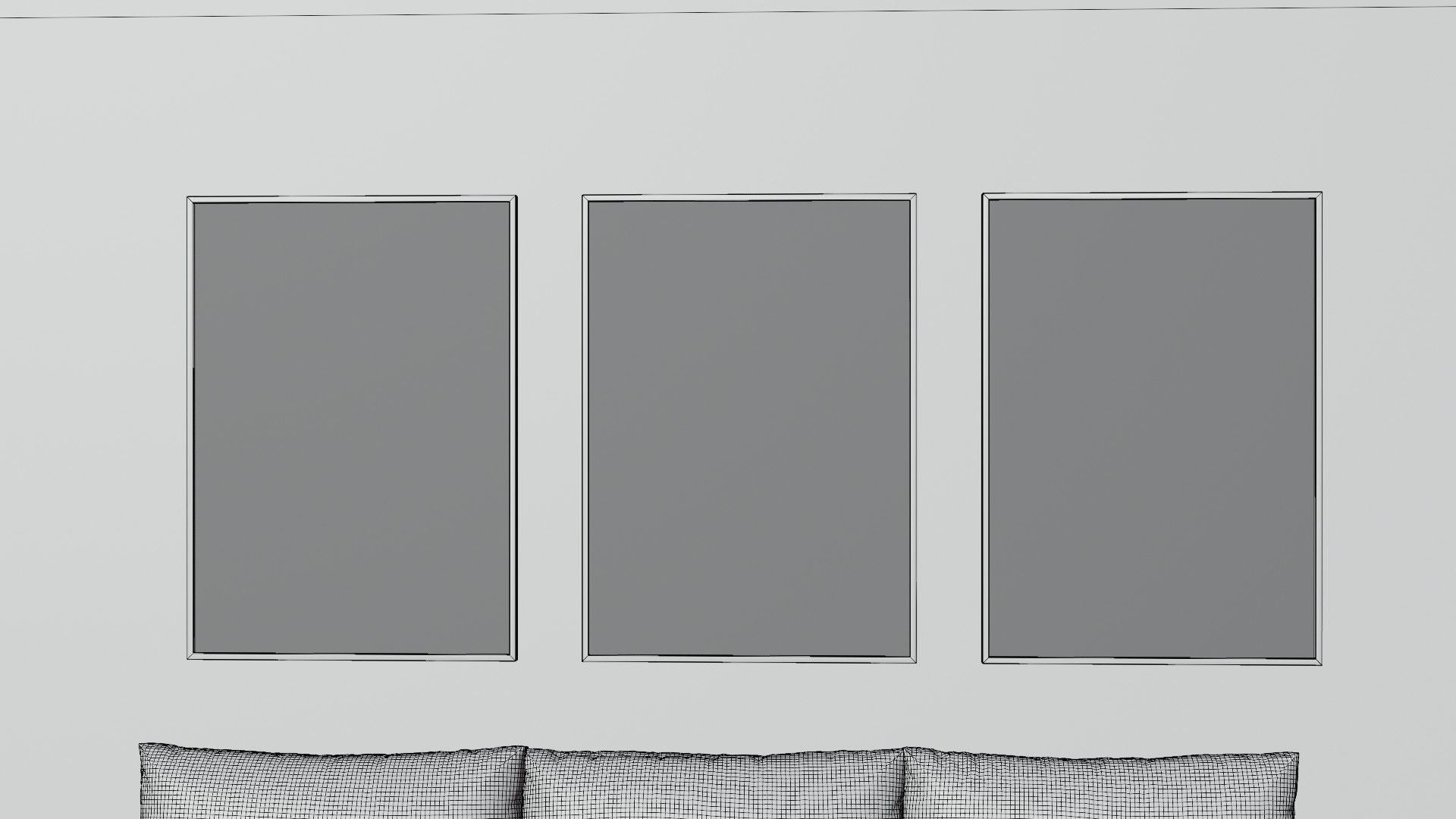 Sunny Day Living Room 3D model_9