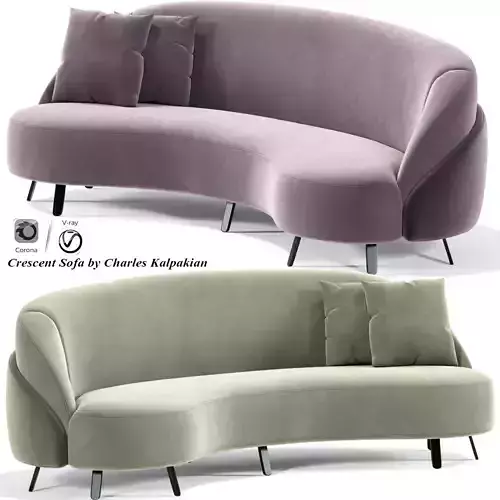 Crescent Sofa Charles Kalpakian