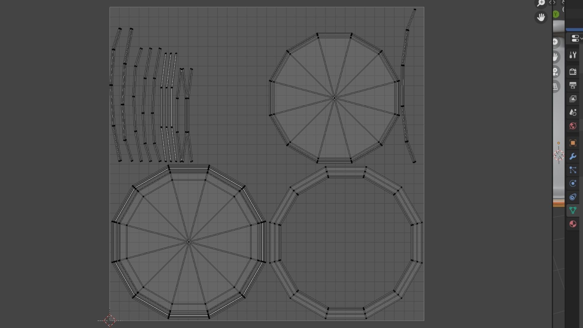 Silver Platter Low-poly 3D model_3