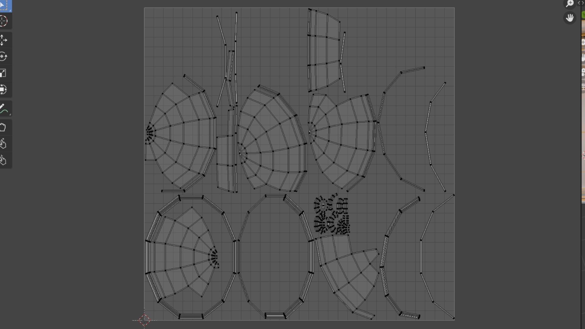 Silver Platter Low-poly 3D model_4