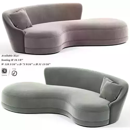 Lemma Curved Sofa