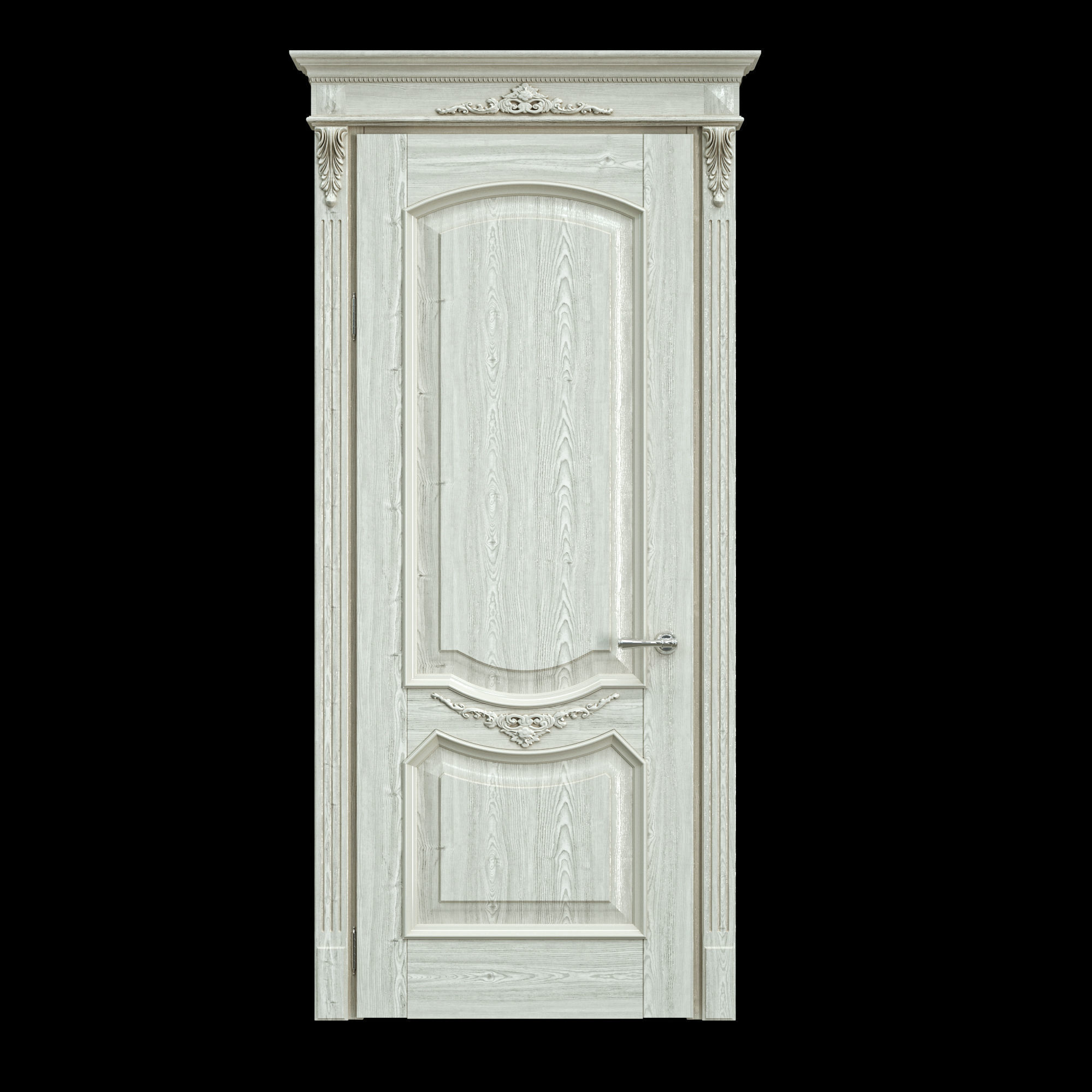 Door collection Low-poly 3D model_1
