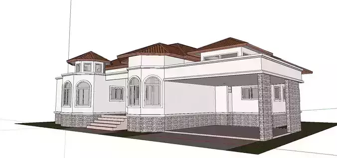 Nobility-History-Castle-Villa-035 house with roof