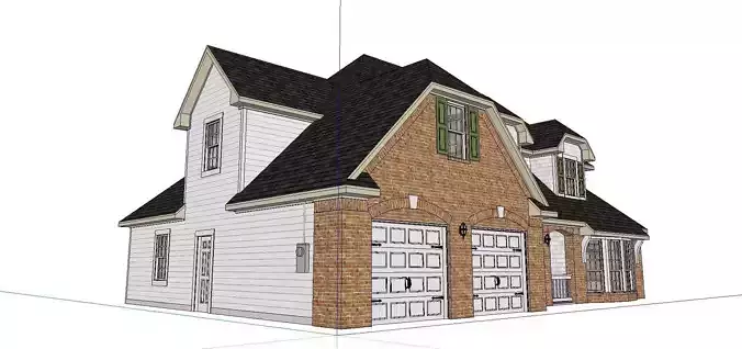 Nobility-History-Castle-Villa-039 house with garage on front