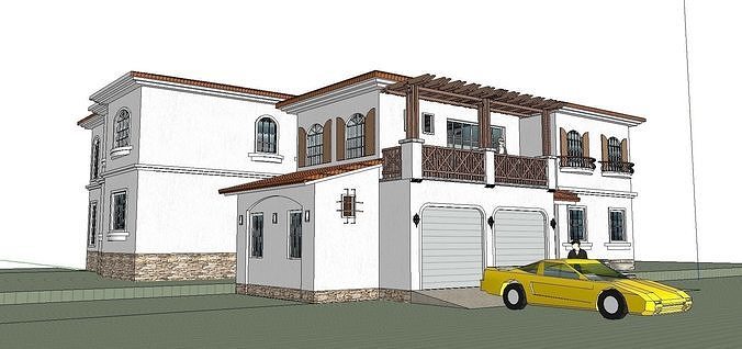 Nobility-History-Castle-Villa-041 house 3D model