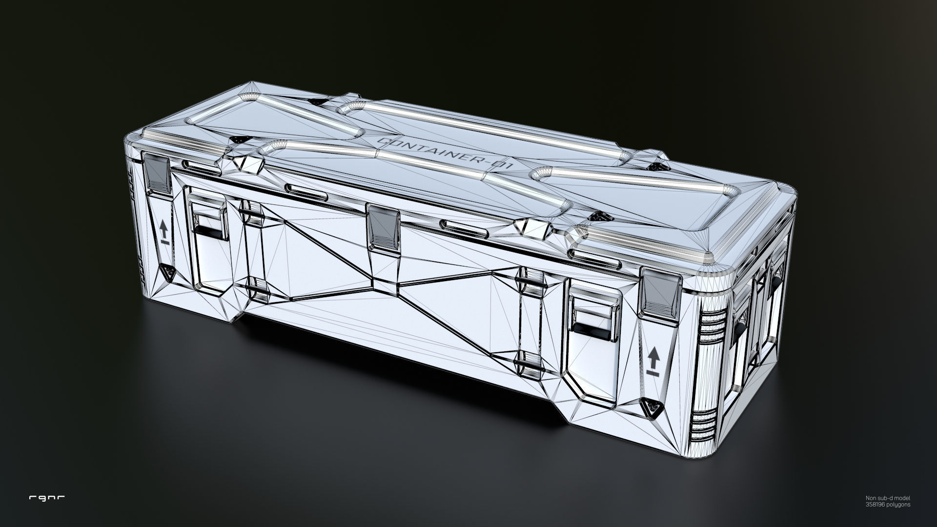 Sci-Fi Container 1 3D model_5