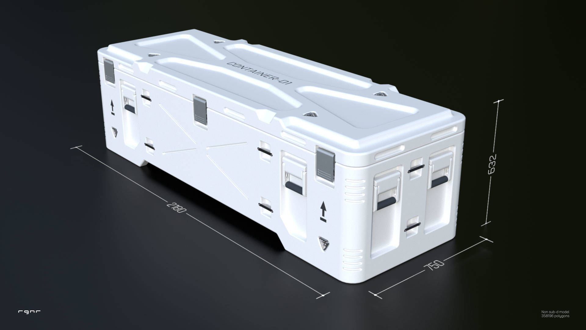 Sci-Fi Container 1 3D model_3