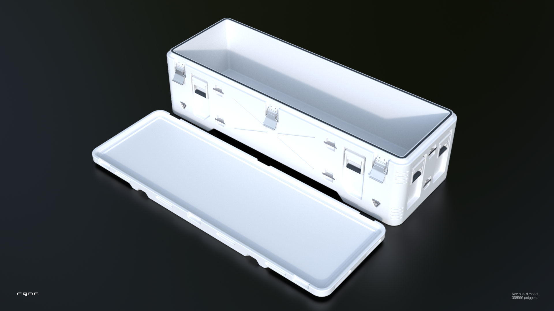 Sci-Fi Container 1 3D model_2