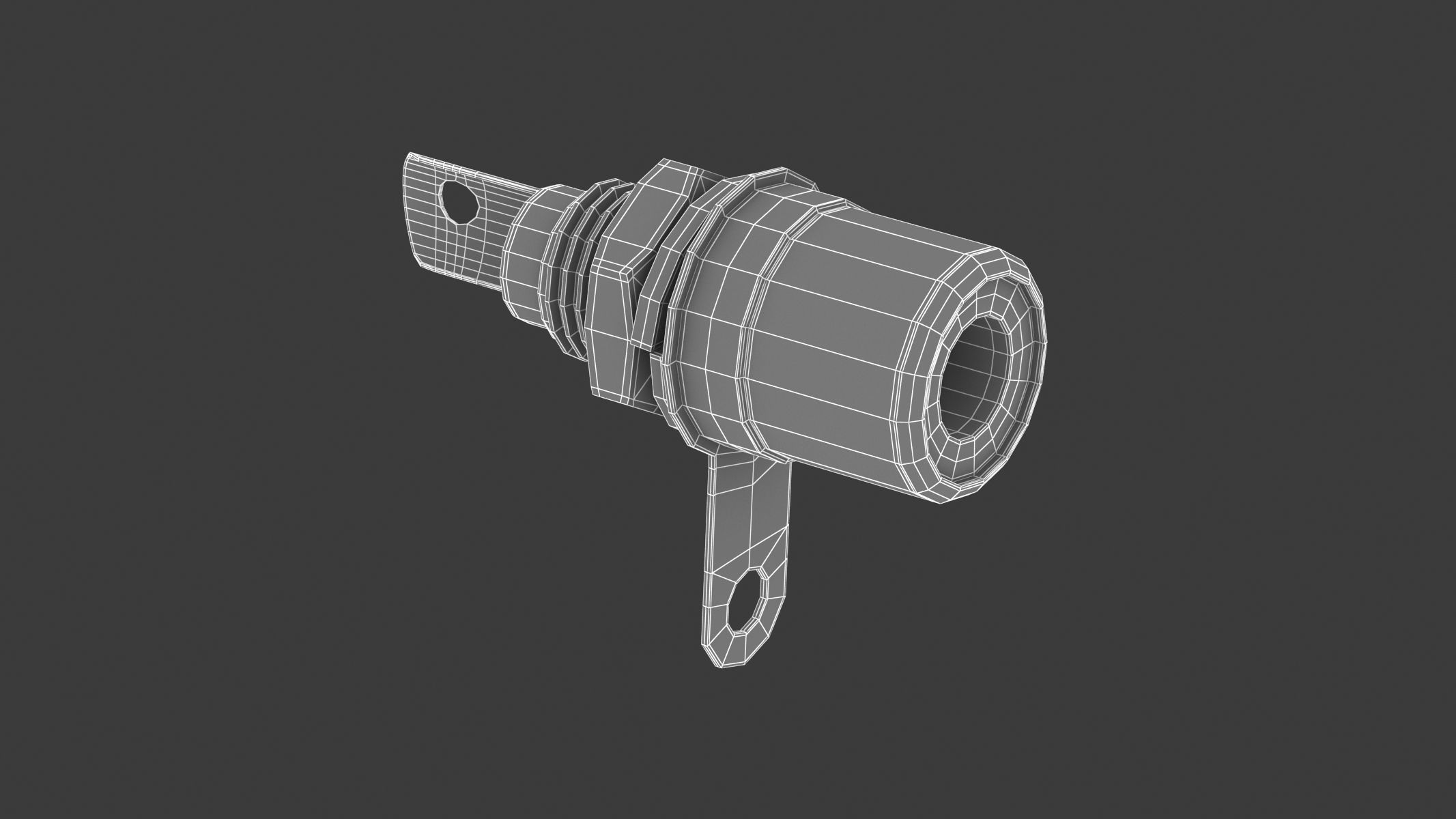 62 Electronics Kitbash Plug Connector 3D model_21