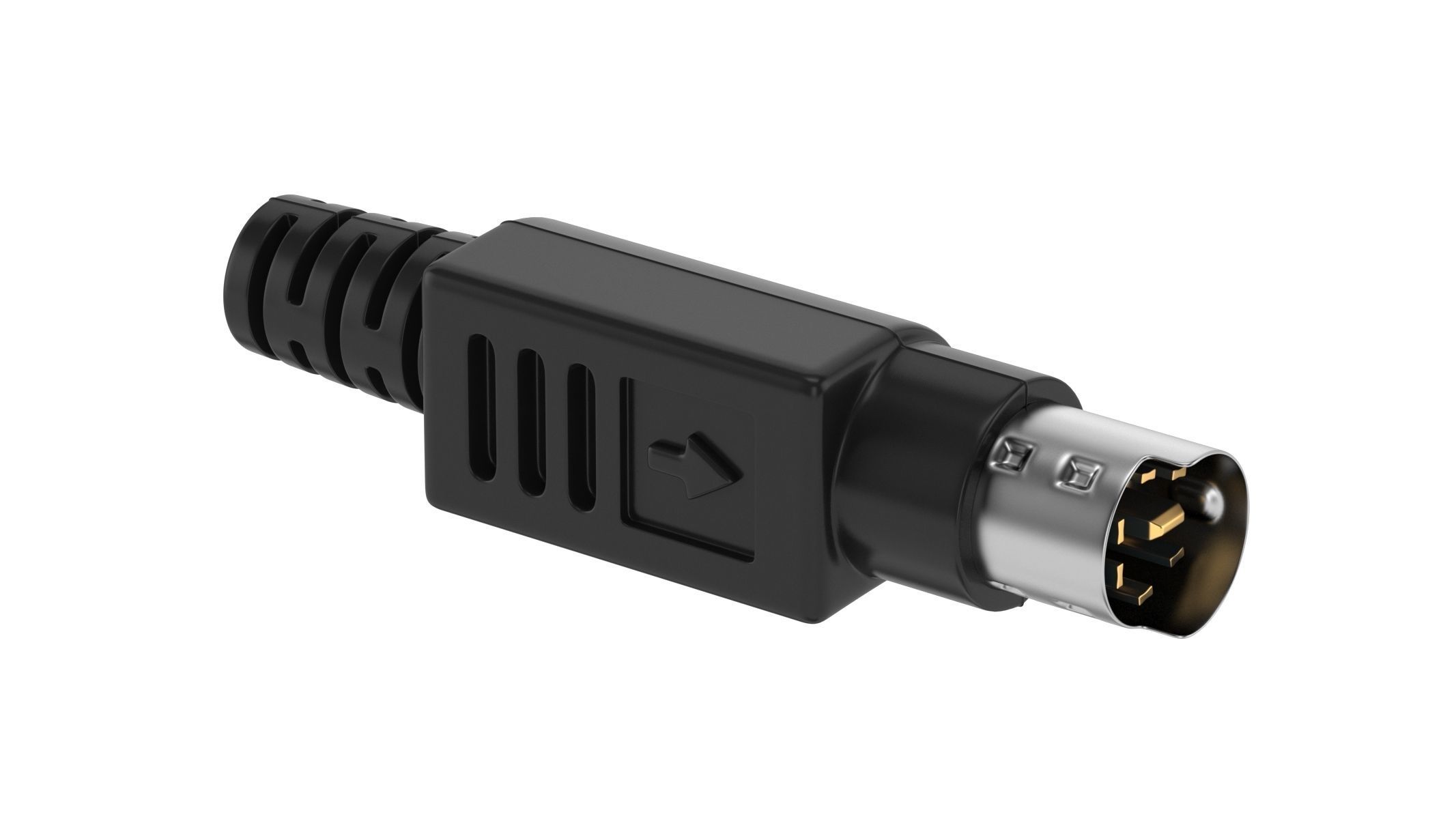 62 Electronics Kitbash Plug Connector 3D model_80