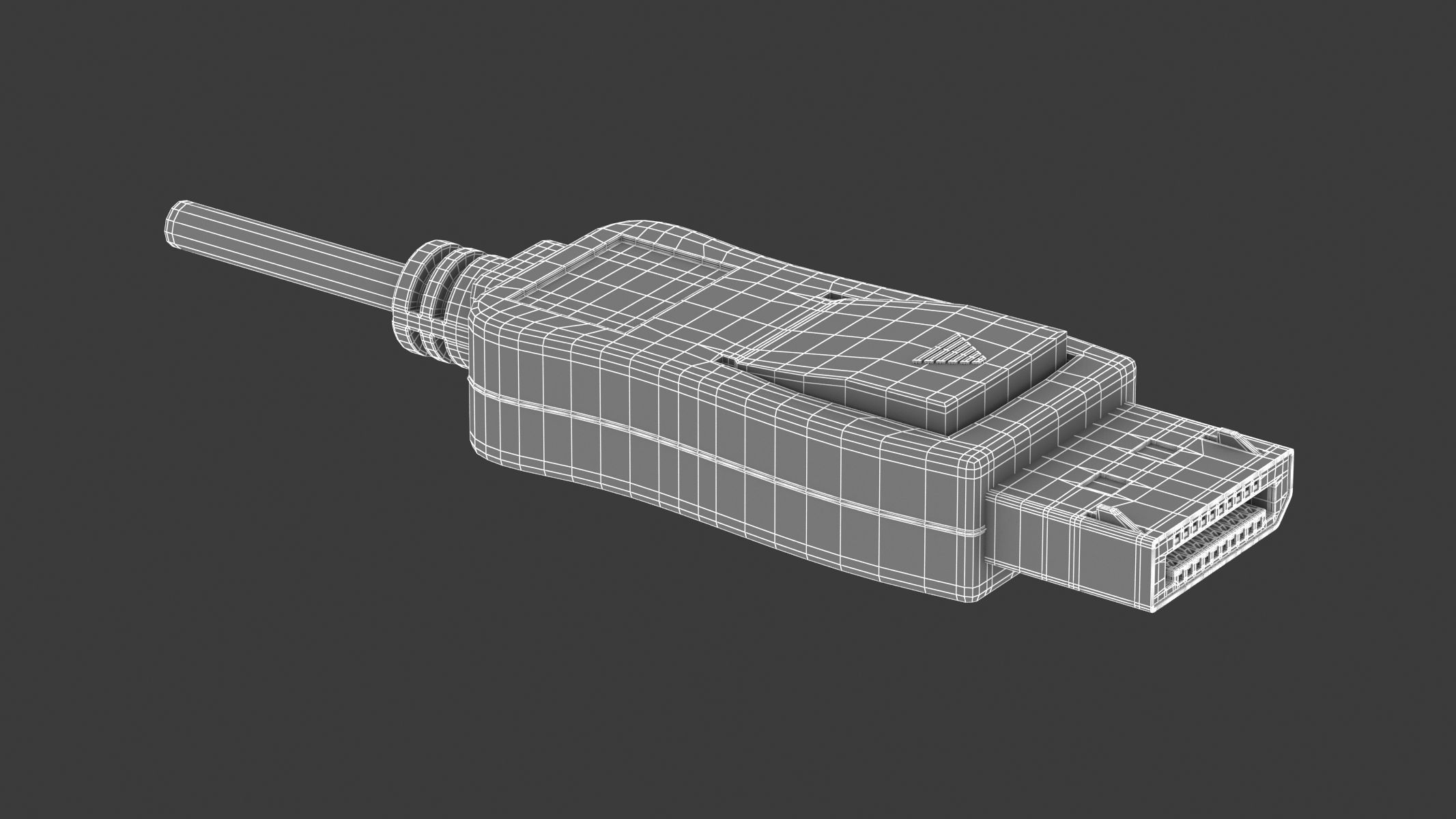 62 Electronics Kitbash Plug Connector 3D model_29