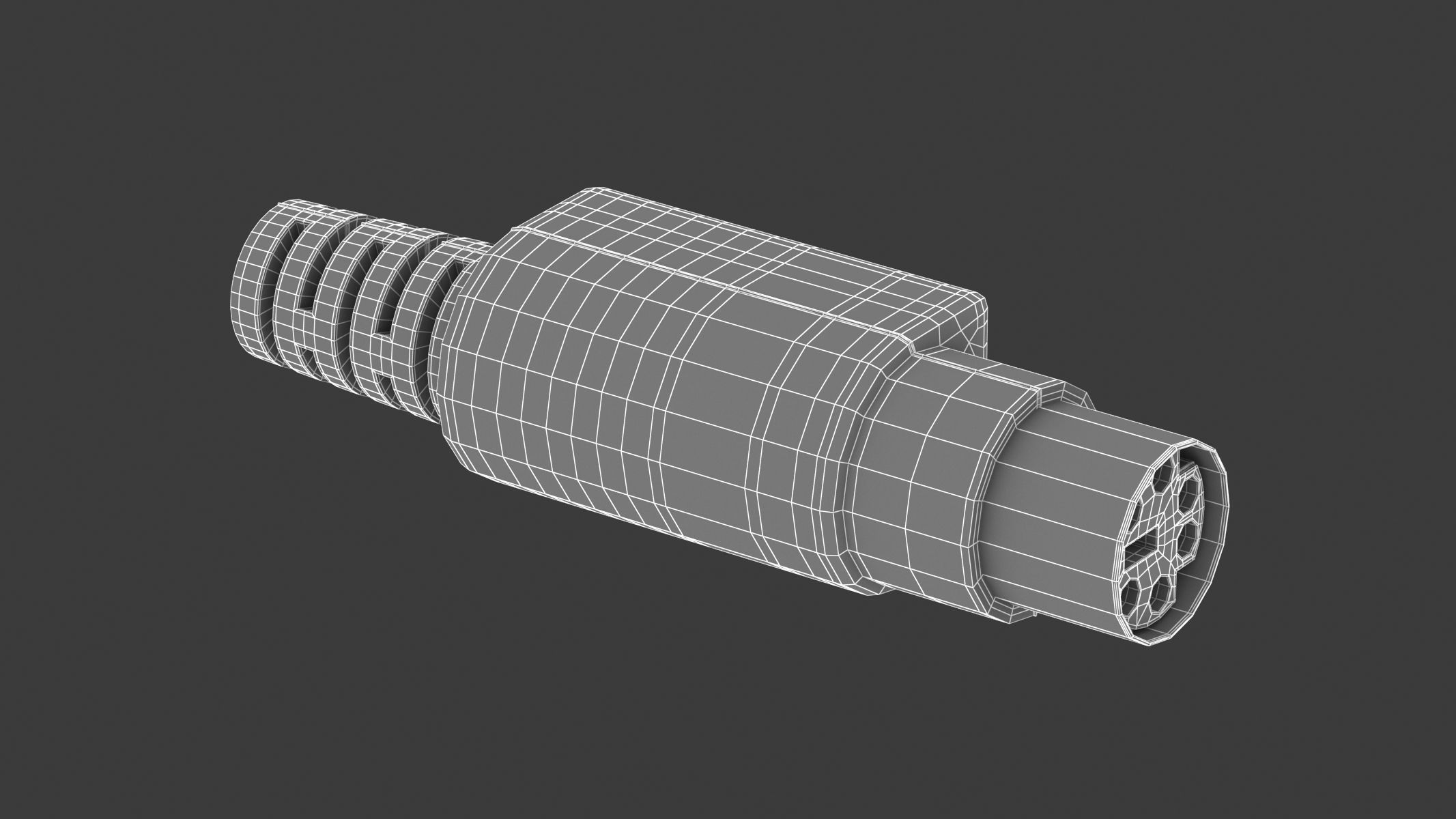 62 Electronics Kitbash Plug Connector 3D model_93