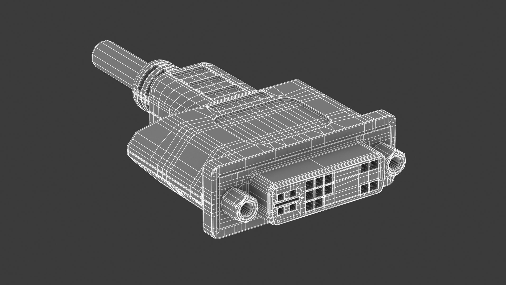 62 Electronics Kitbash Plug Connector 3D model_31