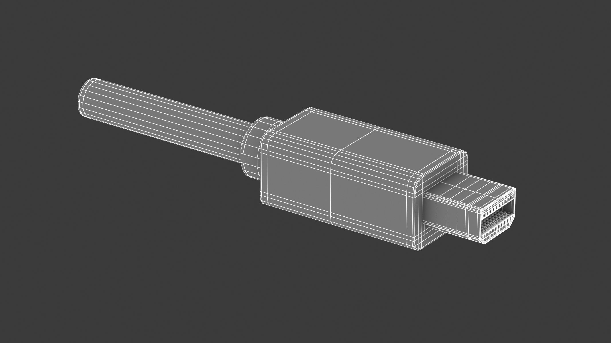 62 Electronics Kitbash Plug Connector 3D model_65