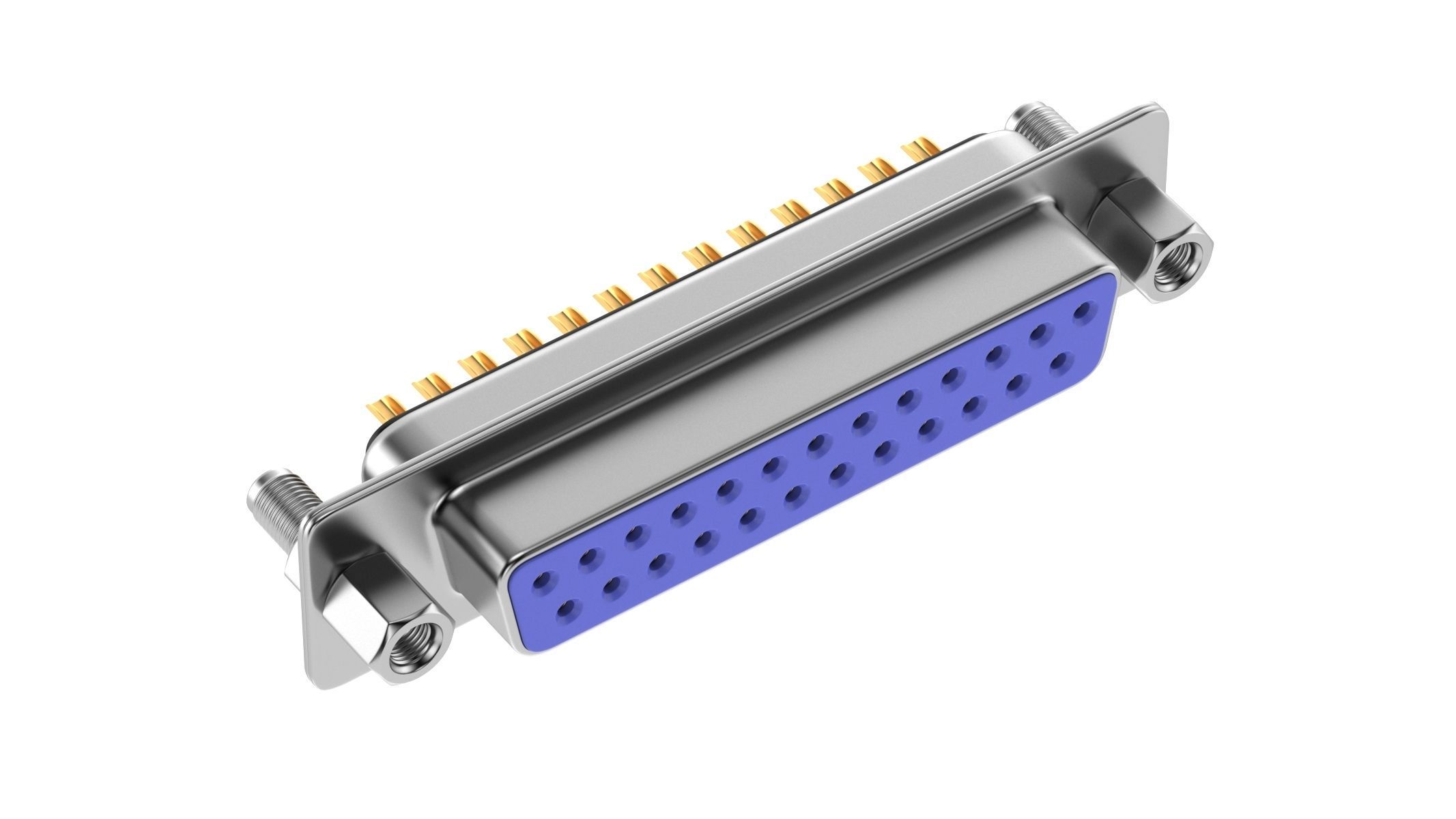 62 Electronics Kitbash Plug Connector 3D model_14