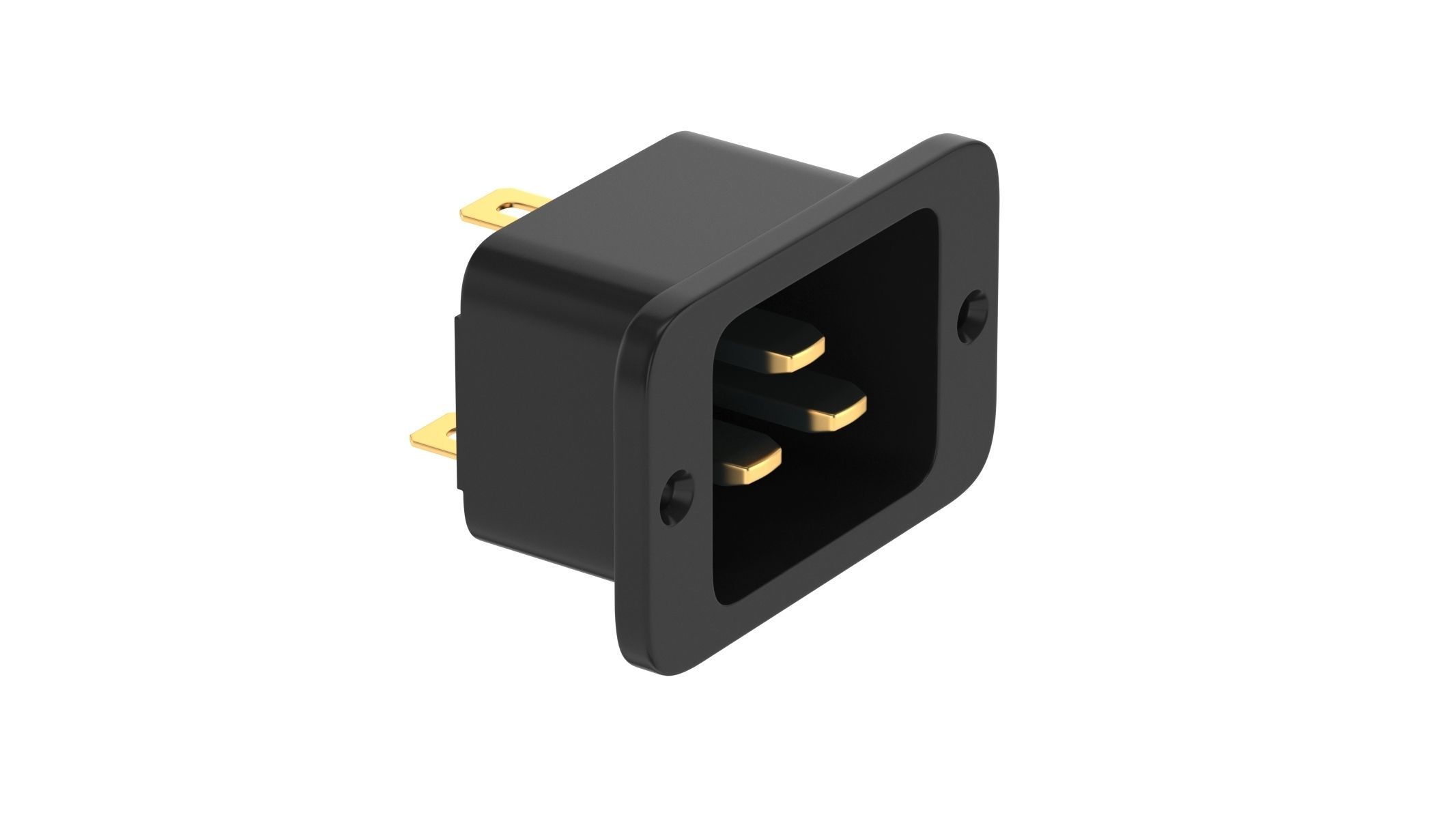 62 Electronics Kitbash Plug Connector 3D model_72